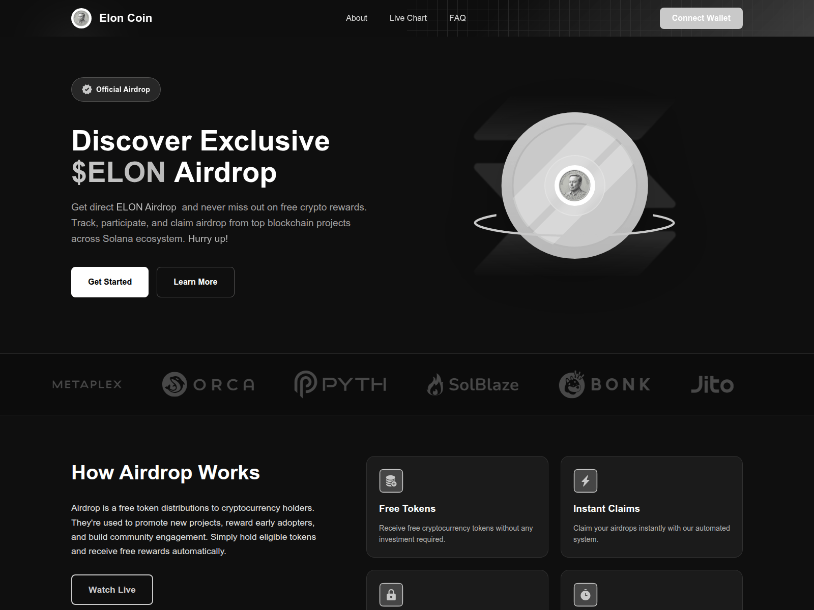 Screenshot of elonsol.lol