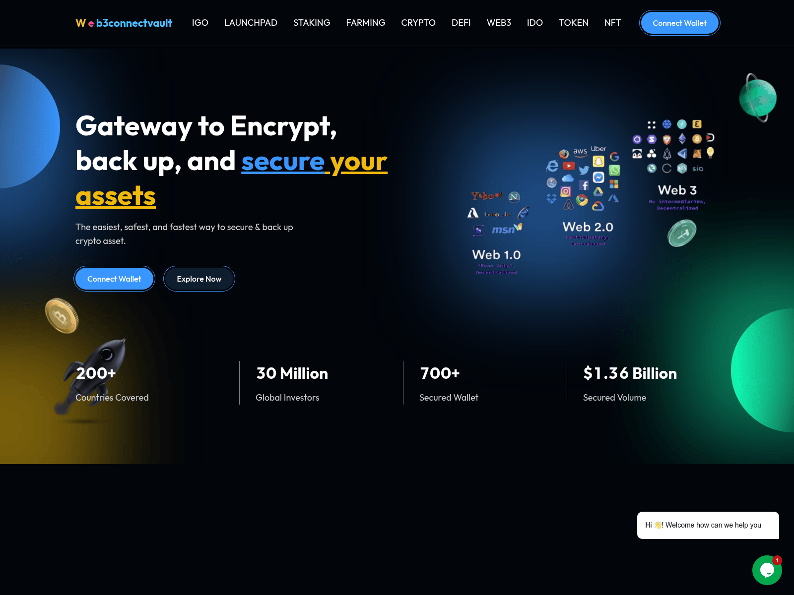 Screenshot of web3ledgerconnectvault.com