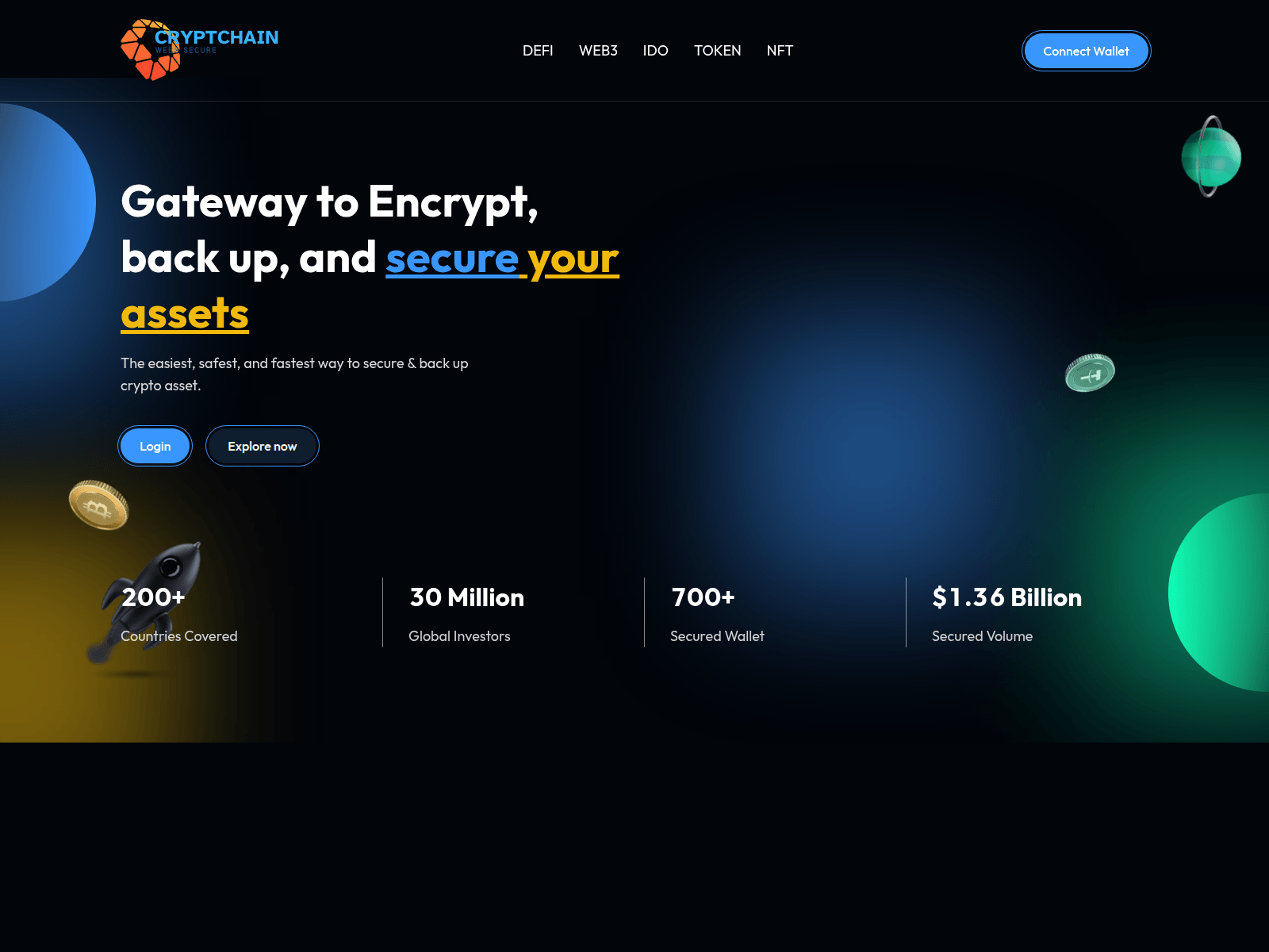 Screenshot of cryptchainweb3secure.pro