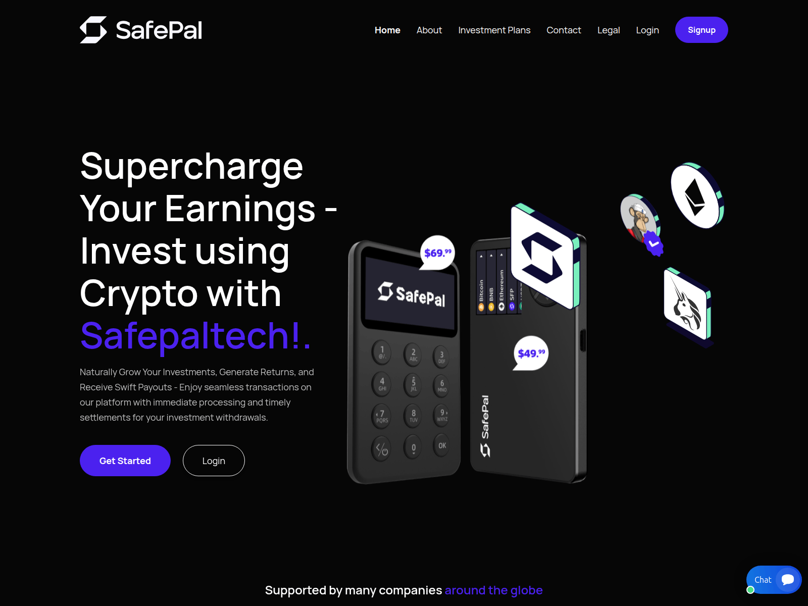 Forensic screenshot of safepaltech.com
