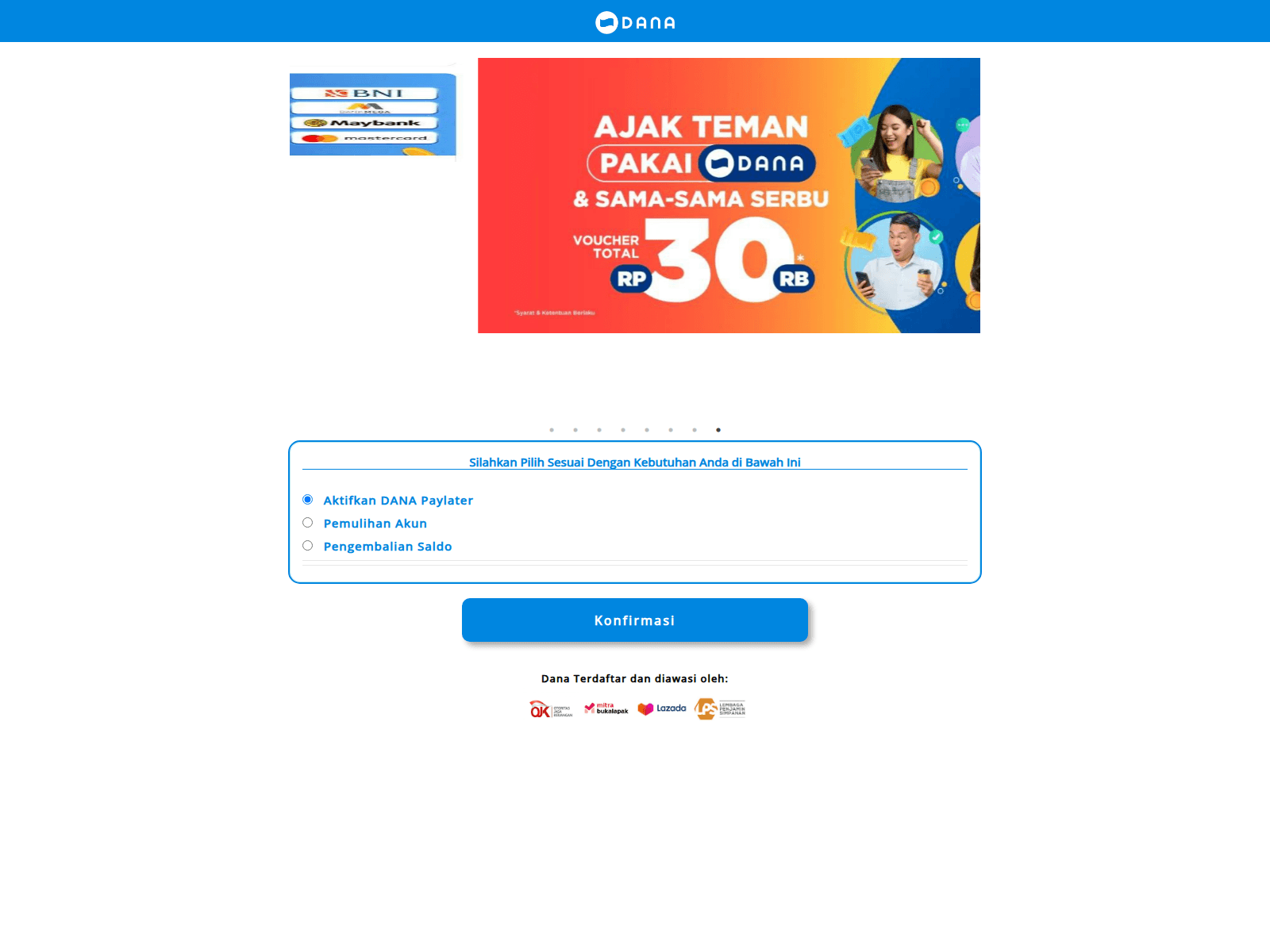 Screenshot of layananid-fromcstmer.verceloffcial.com