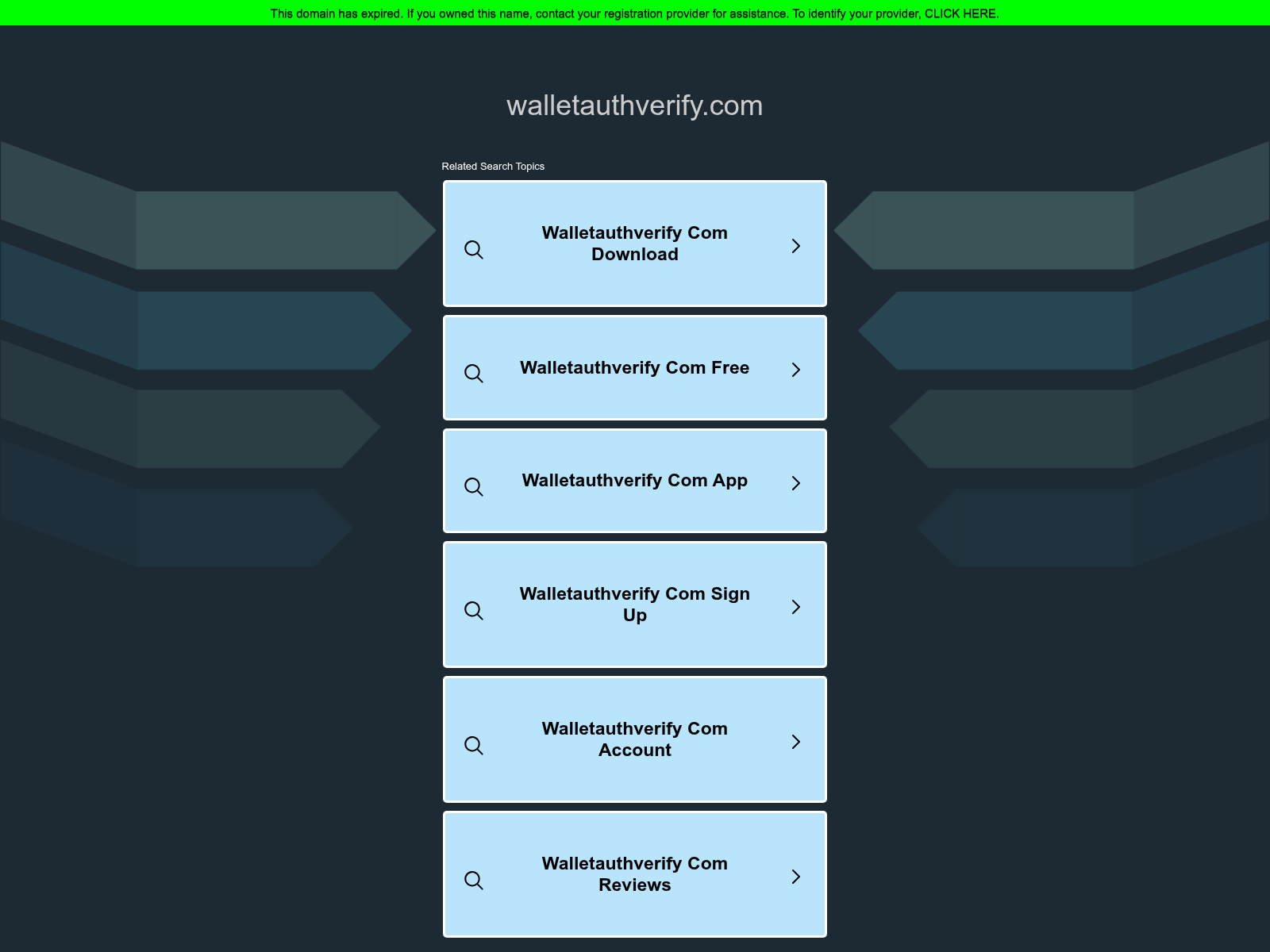 Screenshot of walletauthverify.com