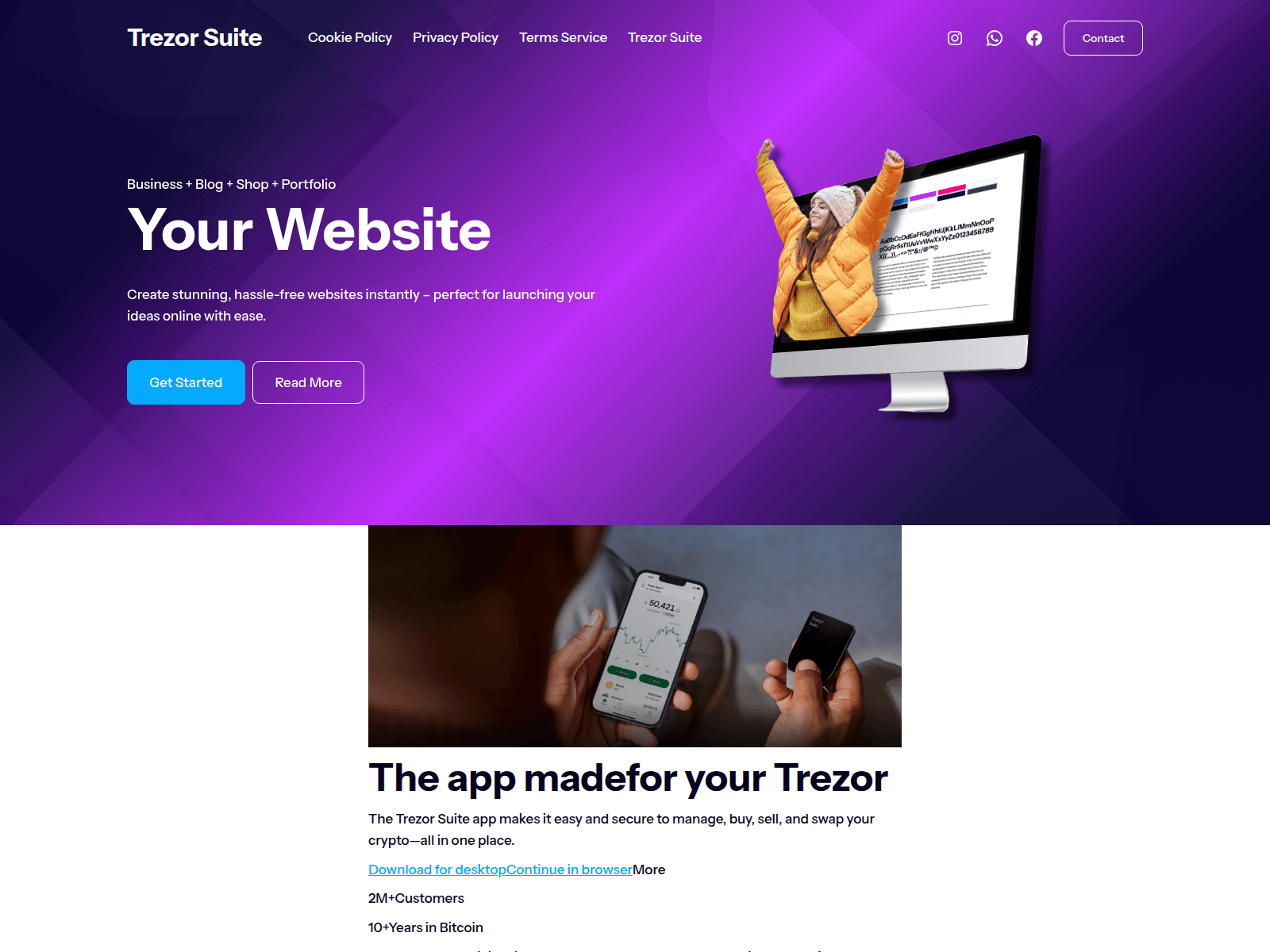 Screenshot of trez0rsuite-suite.us