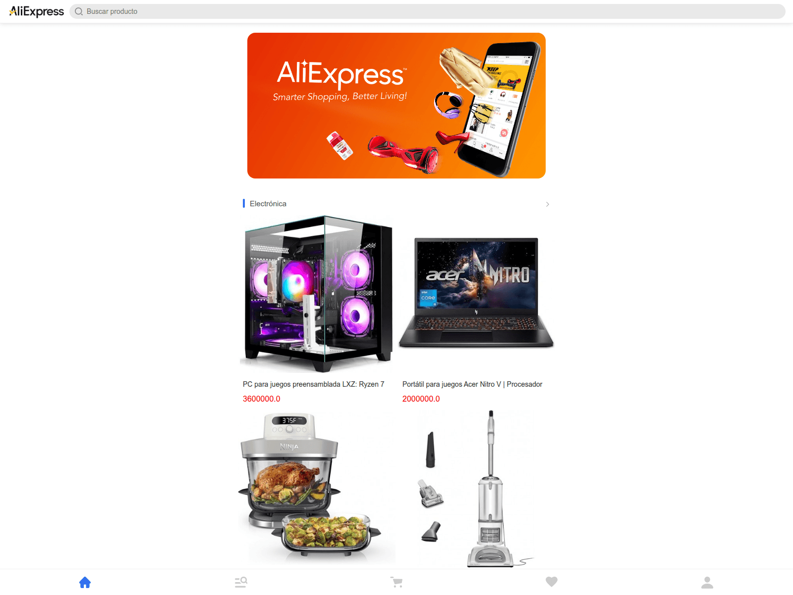 Screenshot of aliexpress66.cc
