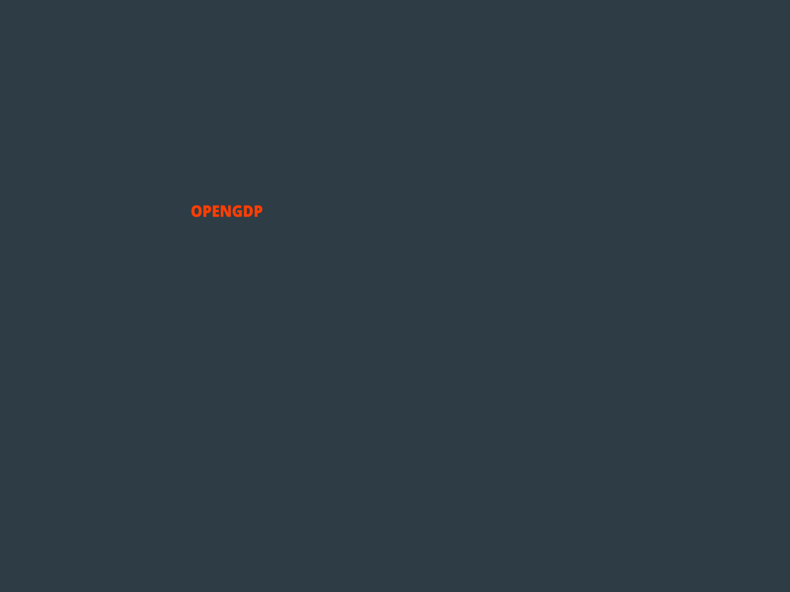 Screenshot of opengdp.com