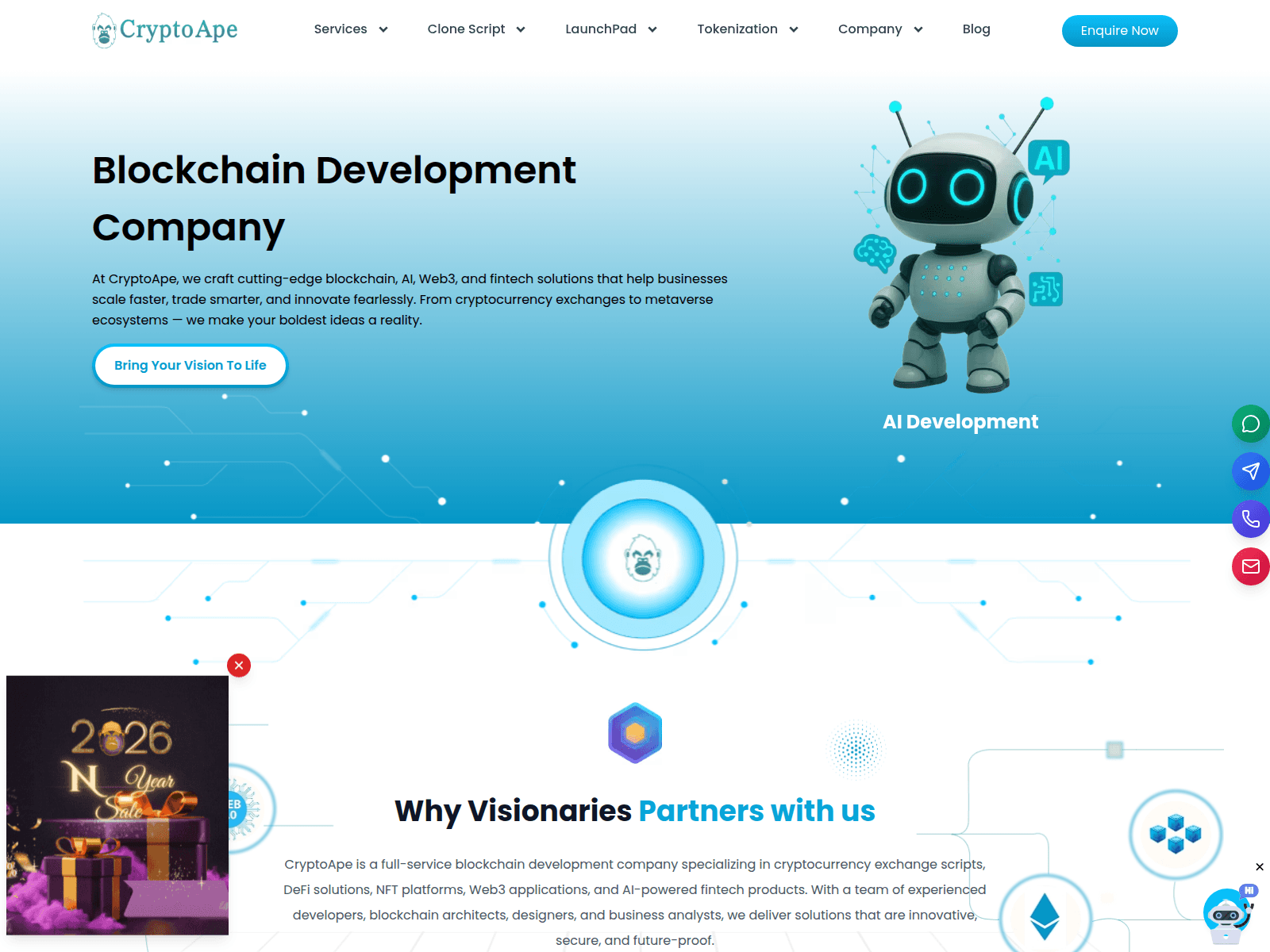 Screenshot of thecryptoape.com