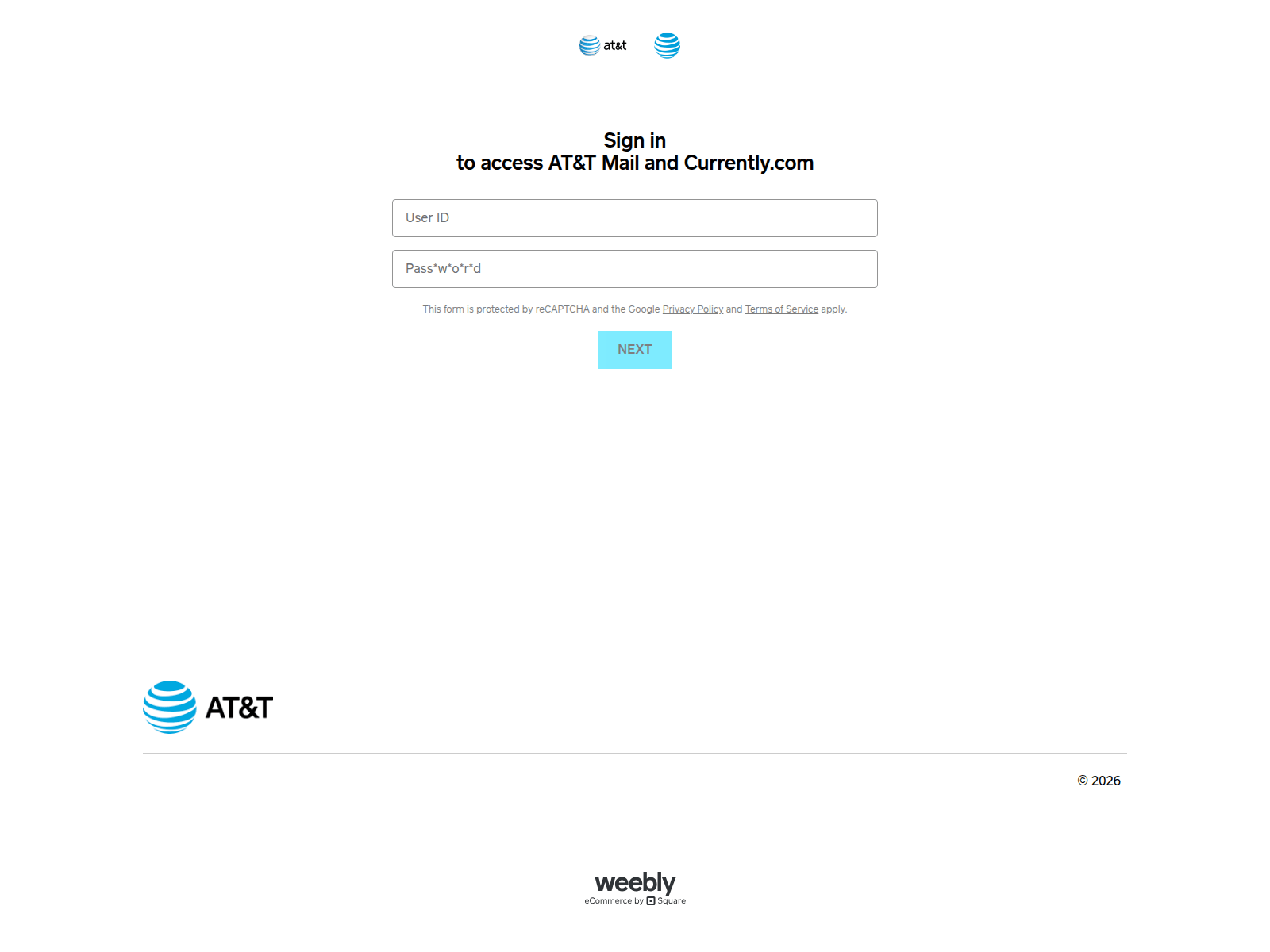 Screenshot of attnet-108557.weeblysite.com