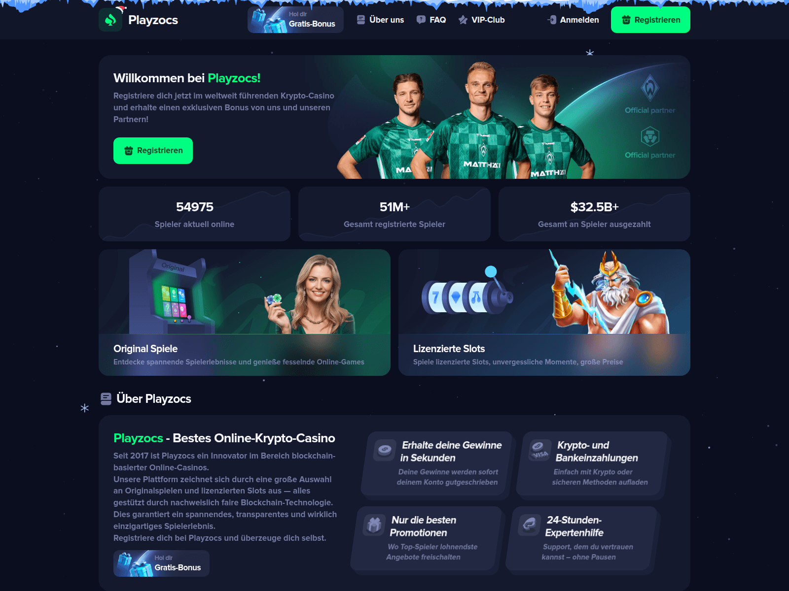 Screenshot of playzocs.com