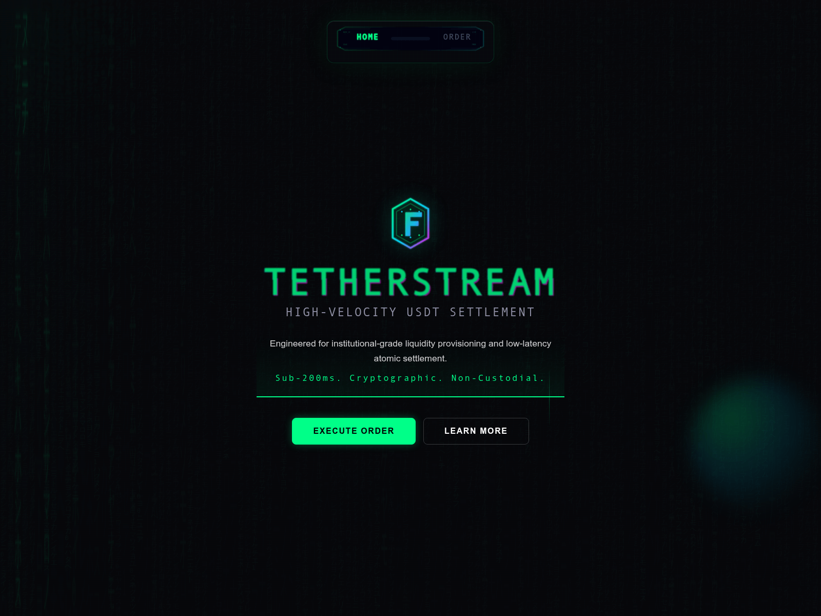 Screenshot of tetherstream.com