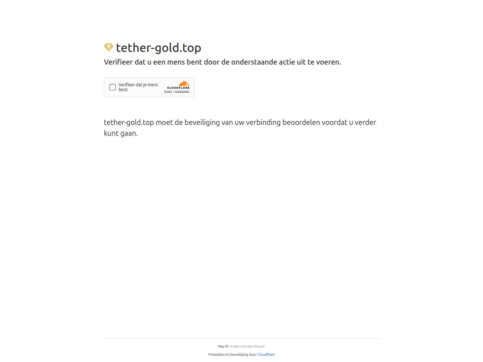 Screenshot of tether-gold.top