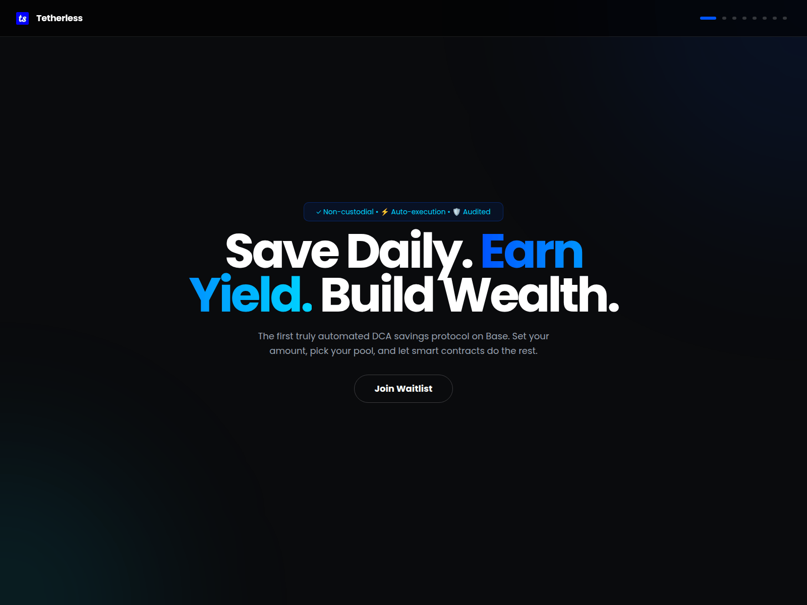 Screenshot of tetherless.xyz