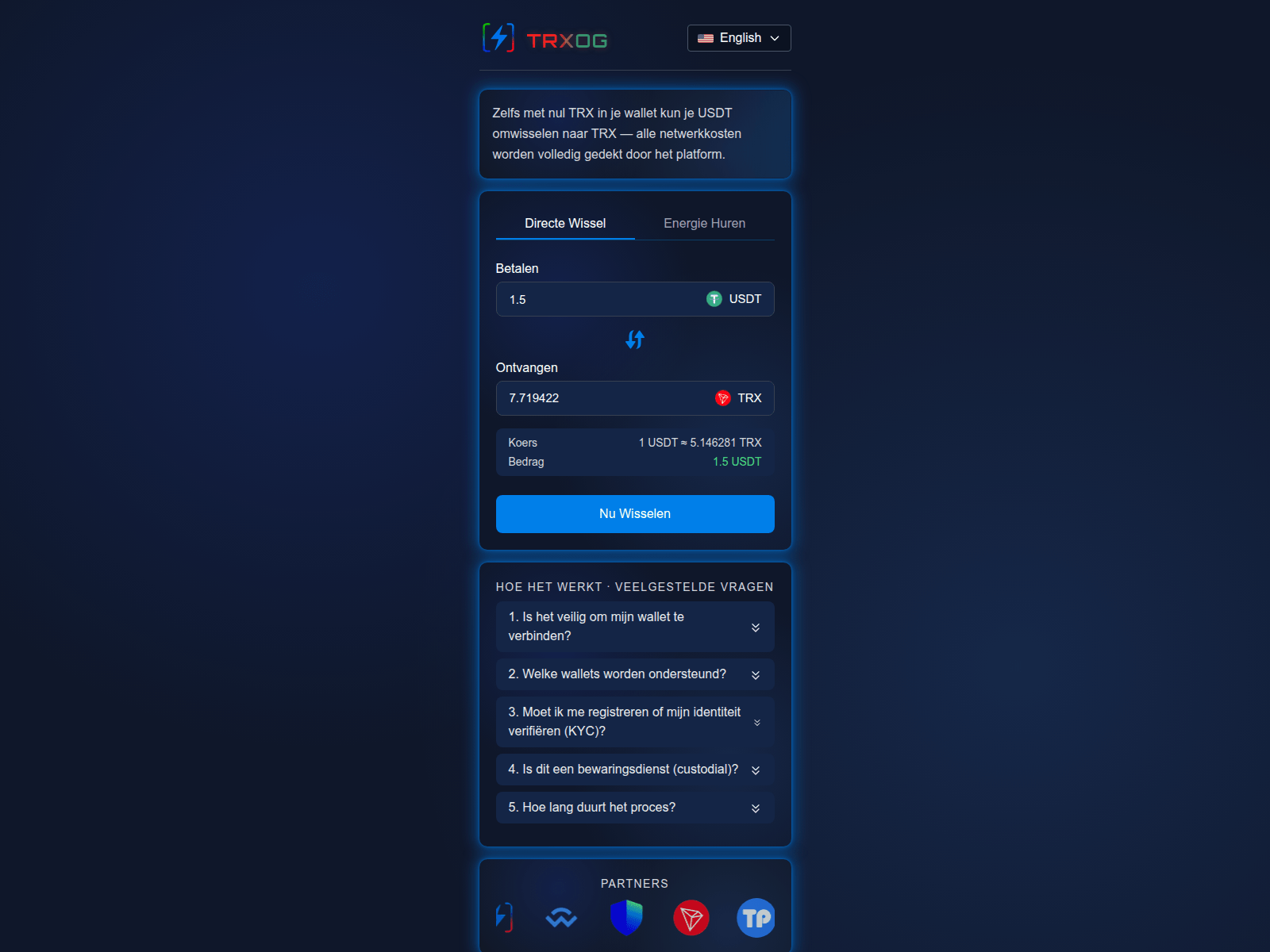 Screenshot of trxog.org