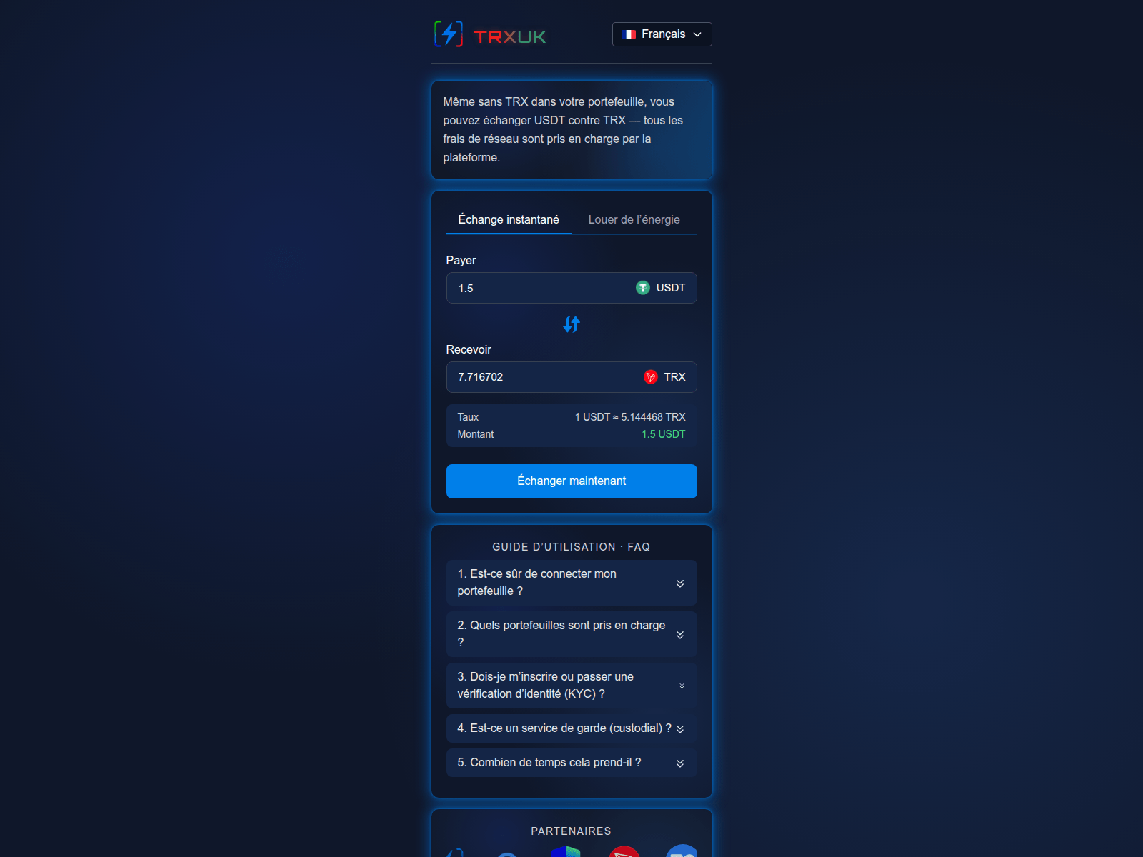 Screenshot of trxuk.org