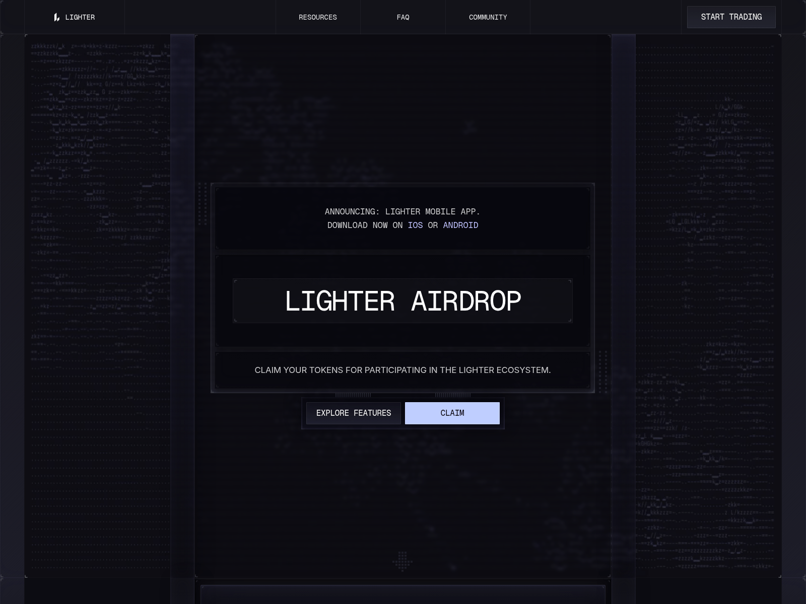 Screenshot of get-lighter.xyz