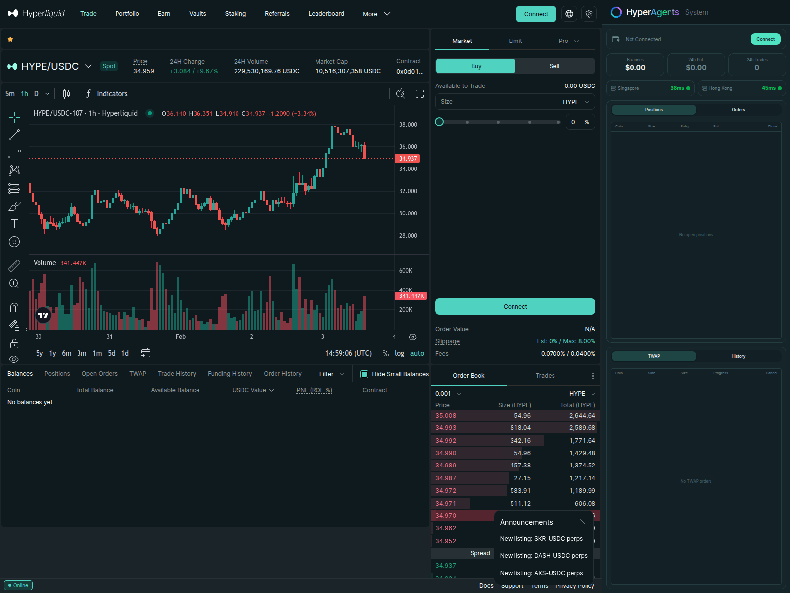 Screenshot of hyperagents.pro