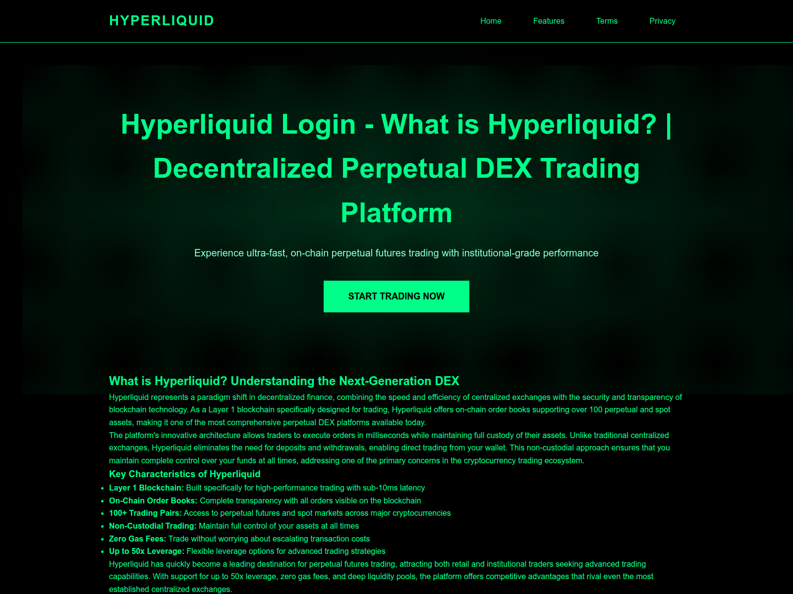 Screenshot of hyperliquid-site.top