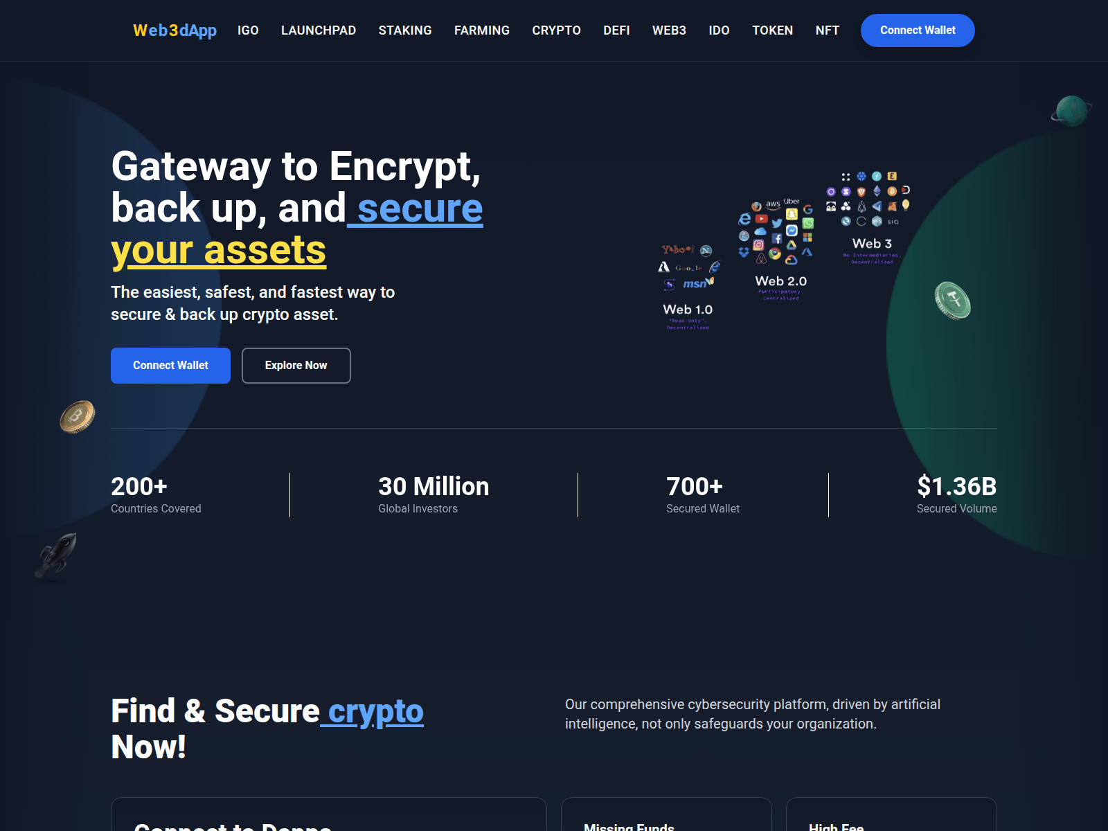 Screenshot of web3encryptbridge.com