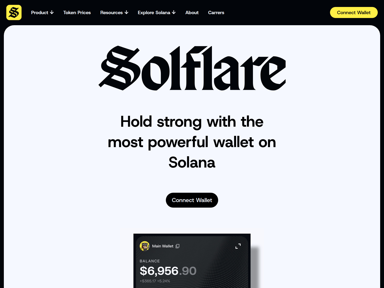 Screenshot of wallet-solana.io