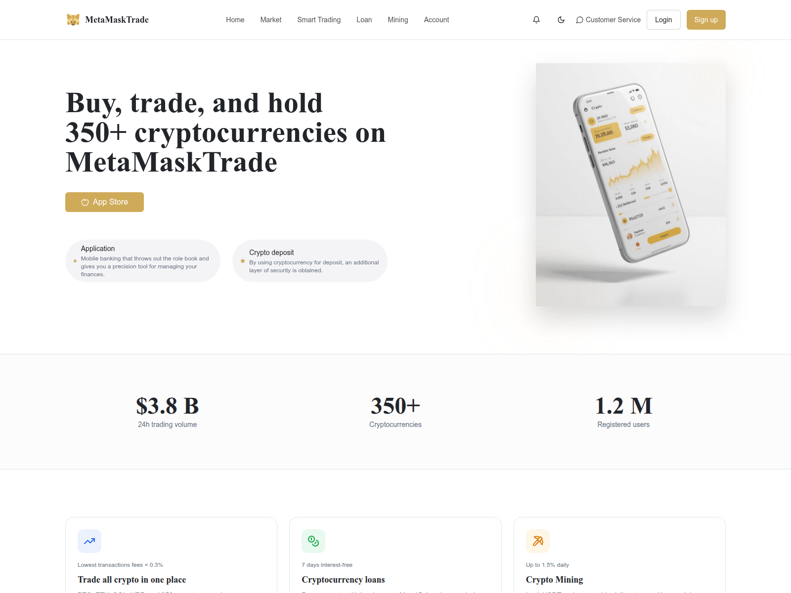 Screenshot of metamasktrade.vip