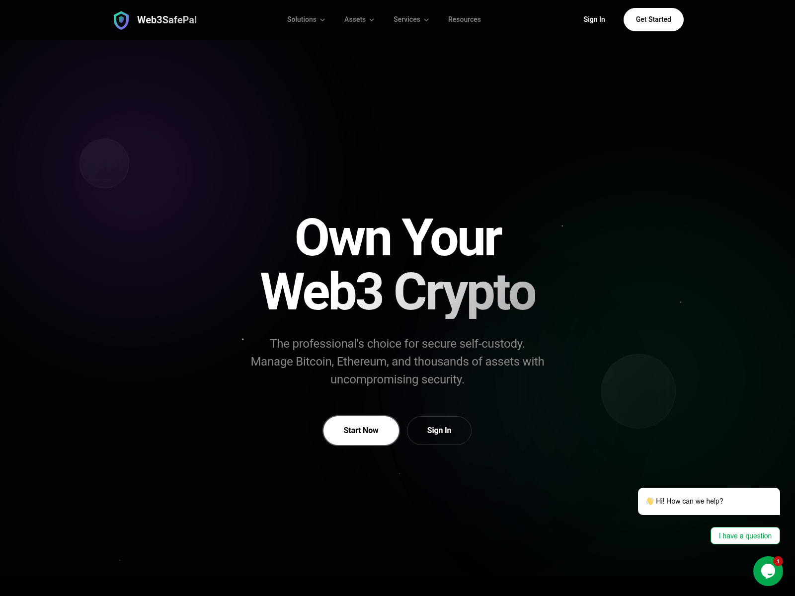 Screenshot of web3safepal.com