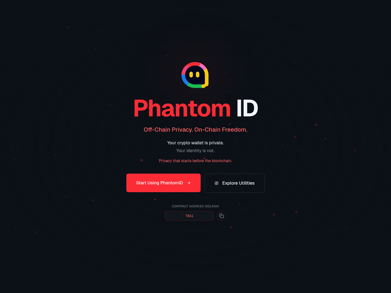 Screenshot of phantomid.space