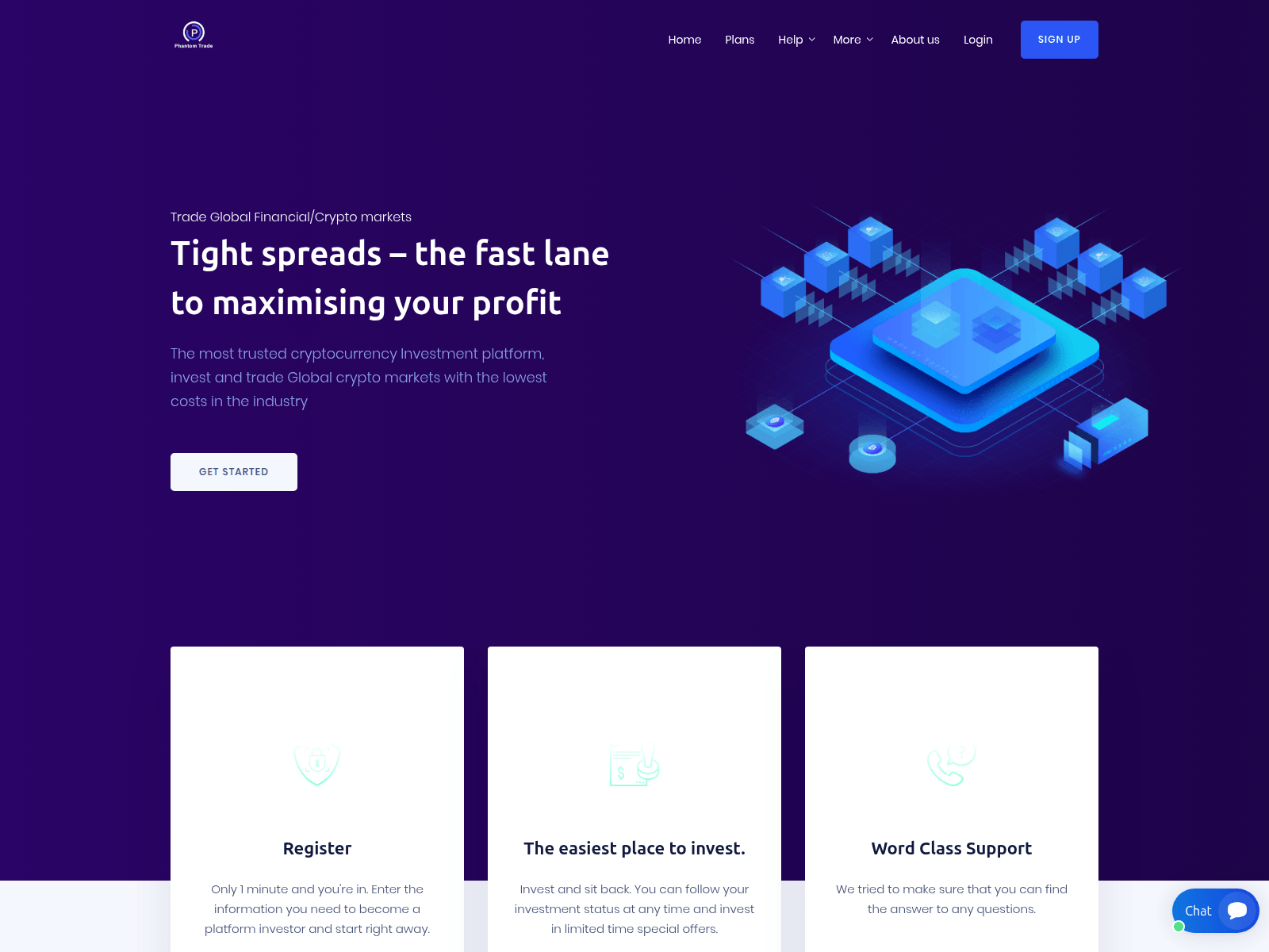 Forensic screenshot of phantomtrade.live