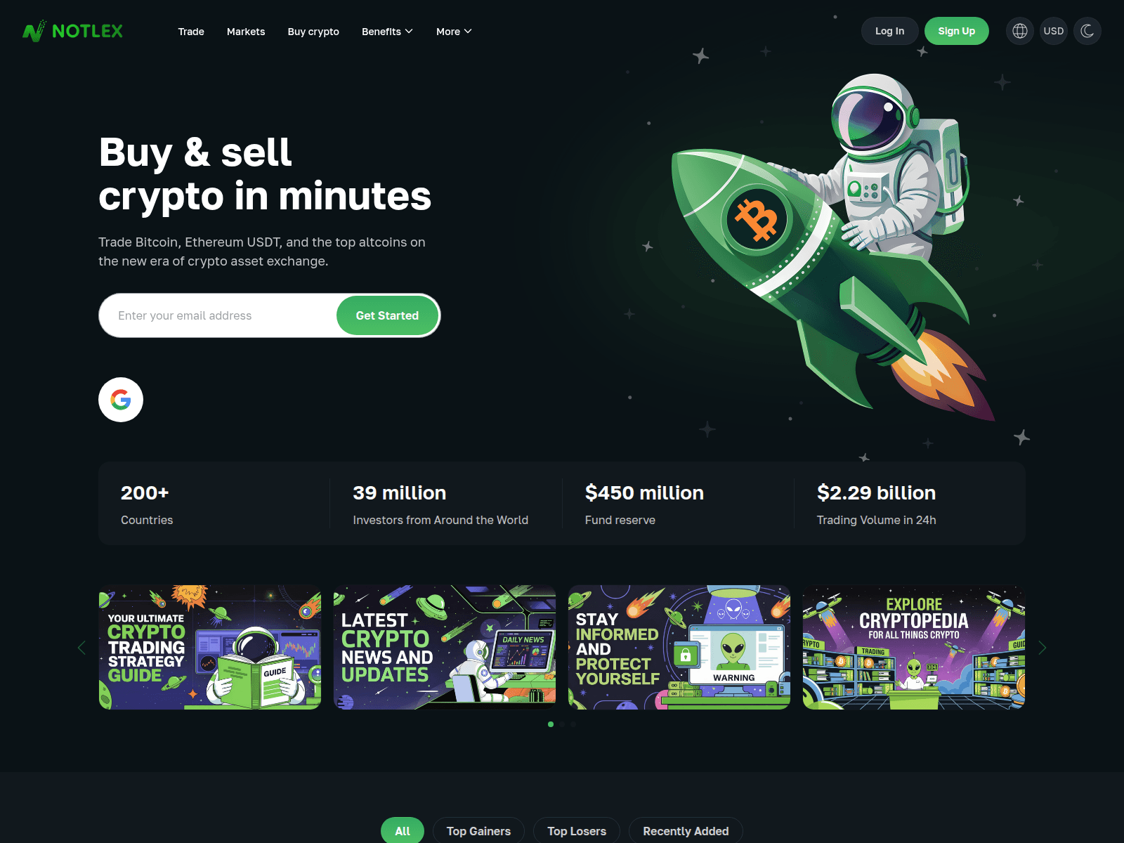 Screenshot of notlex.com