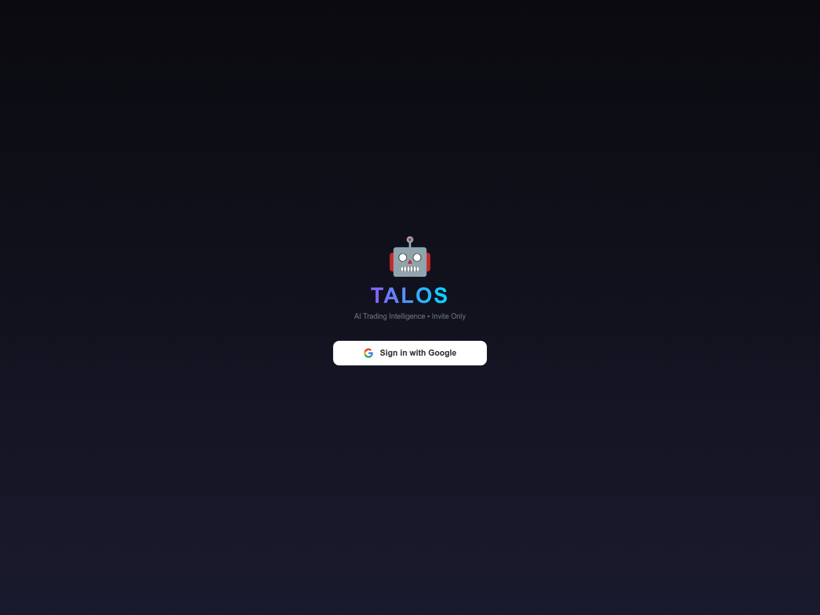 Screenshot of talostrader.io