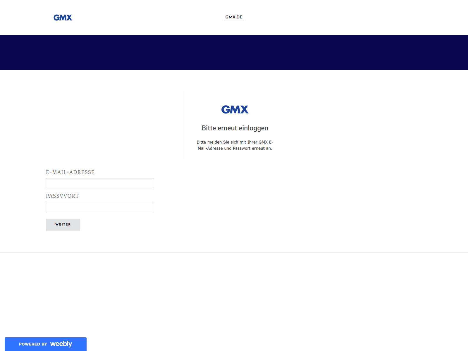 Screenshot of gixa.weebly.com