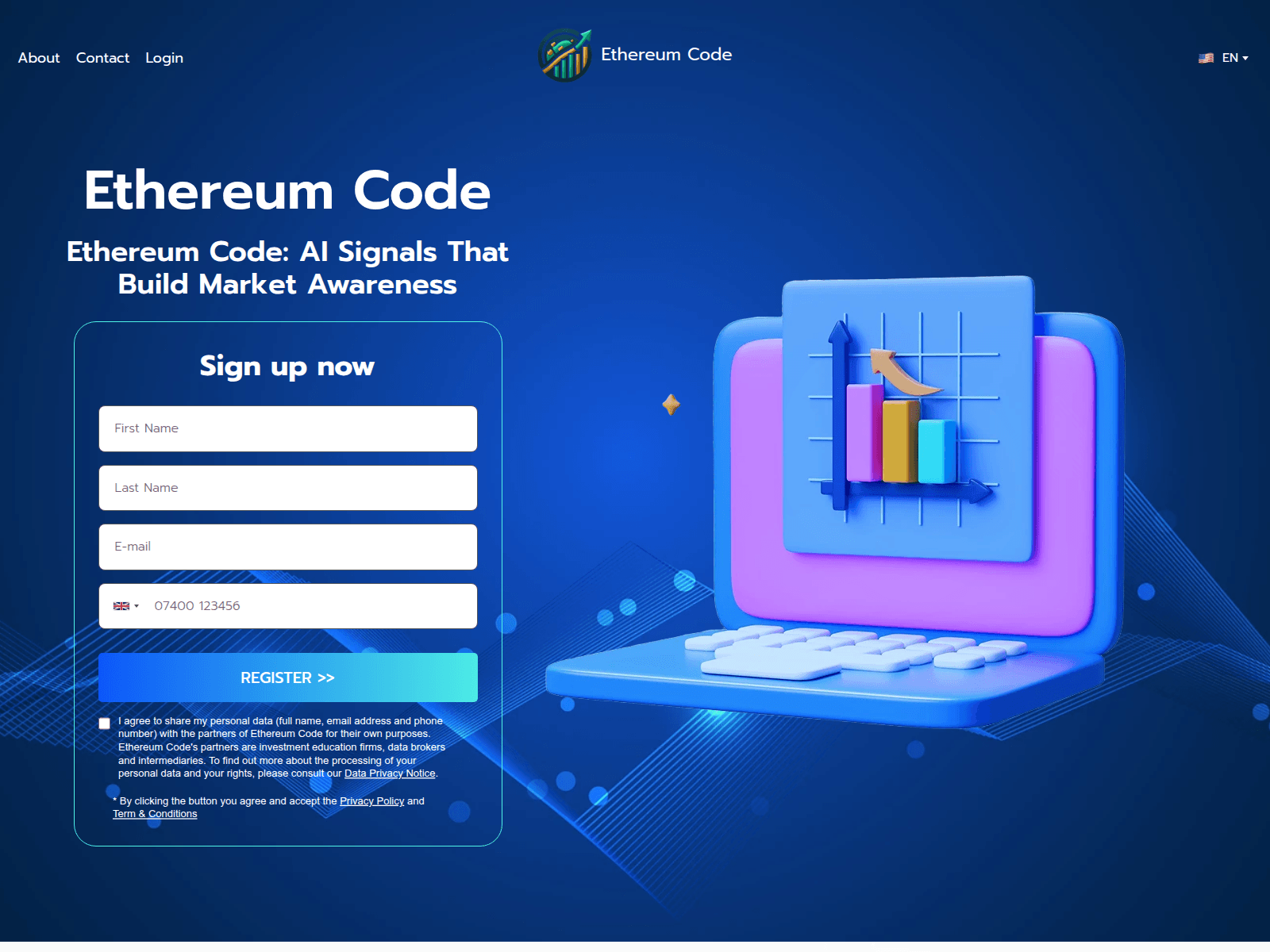 Screenshot of ethereumcode.app