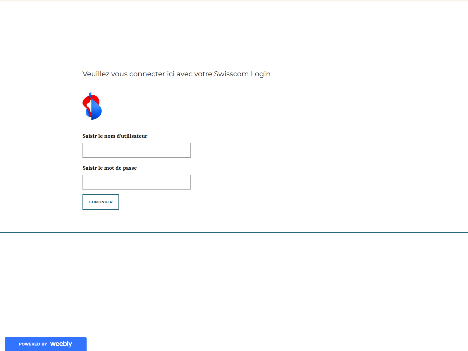 Screenshot of swisscoms.weebly.com