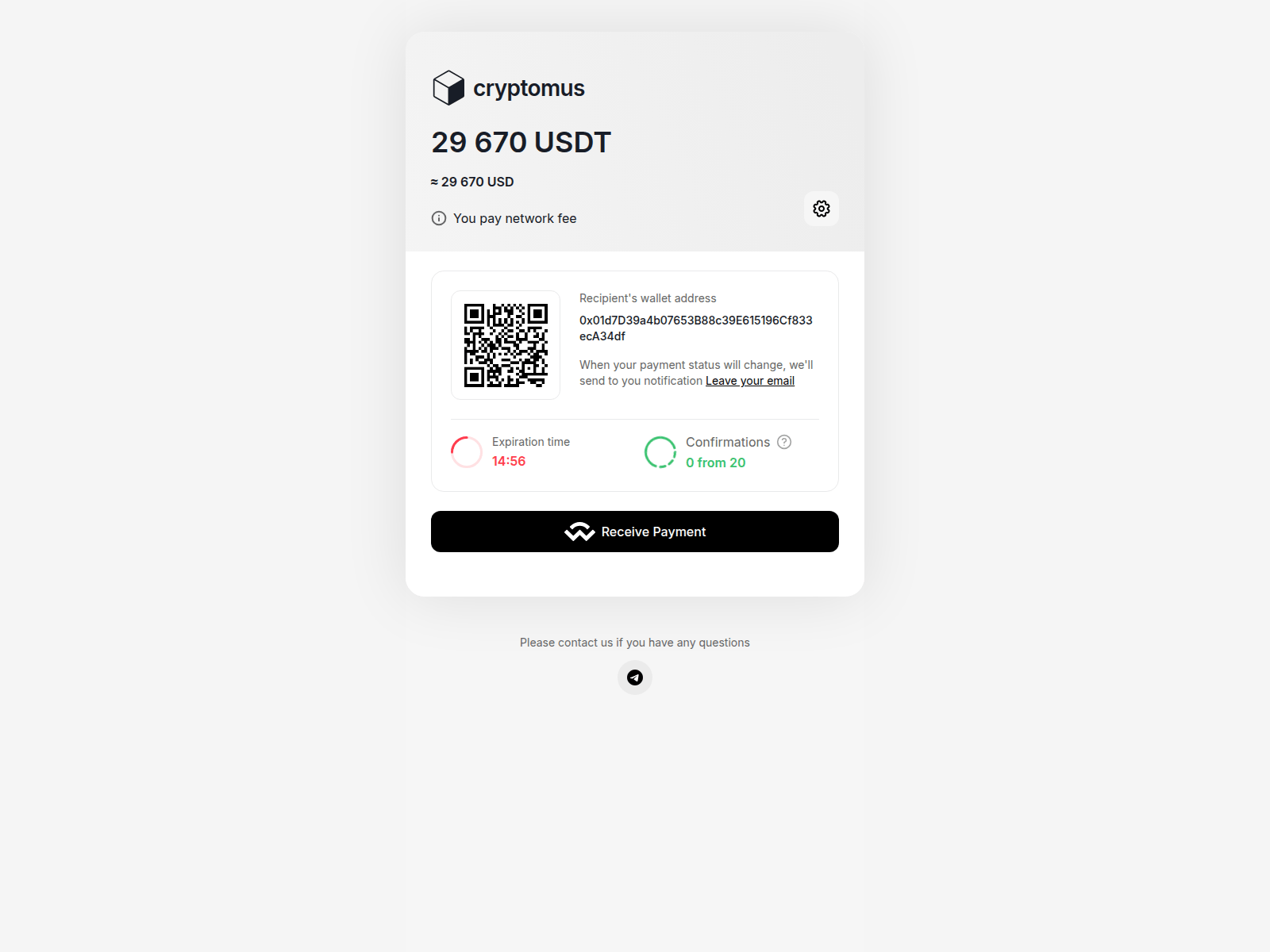 Screenshot of paymentcryptomus.com