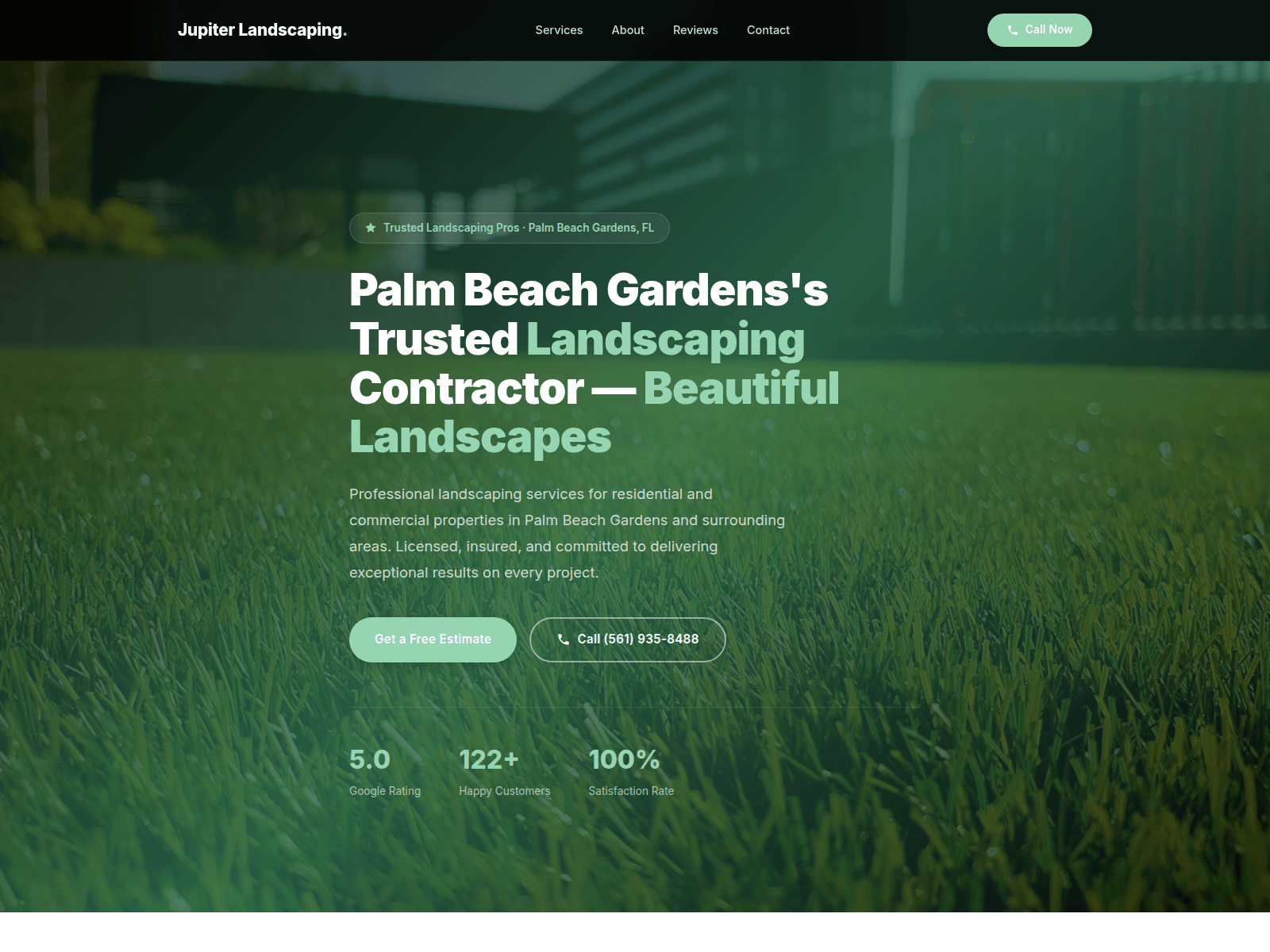 Screenshot of jupiter-landscaping.webgroove.io