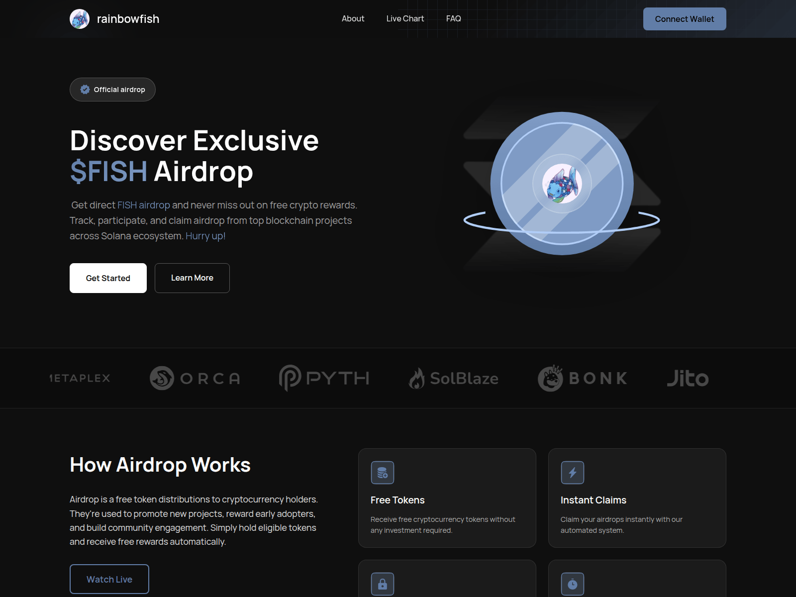 Screenshot of fish-drop.top