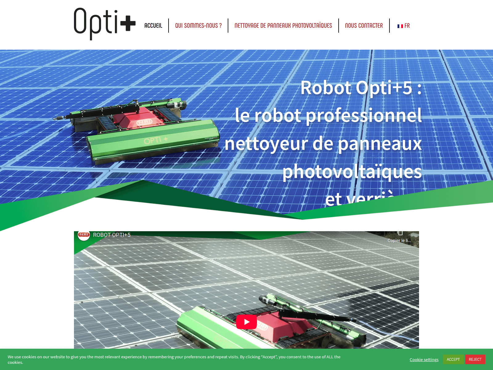 Screenshot of robot-optiplus.fr