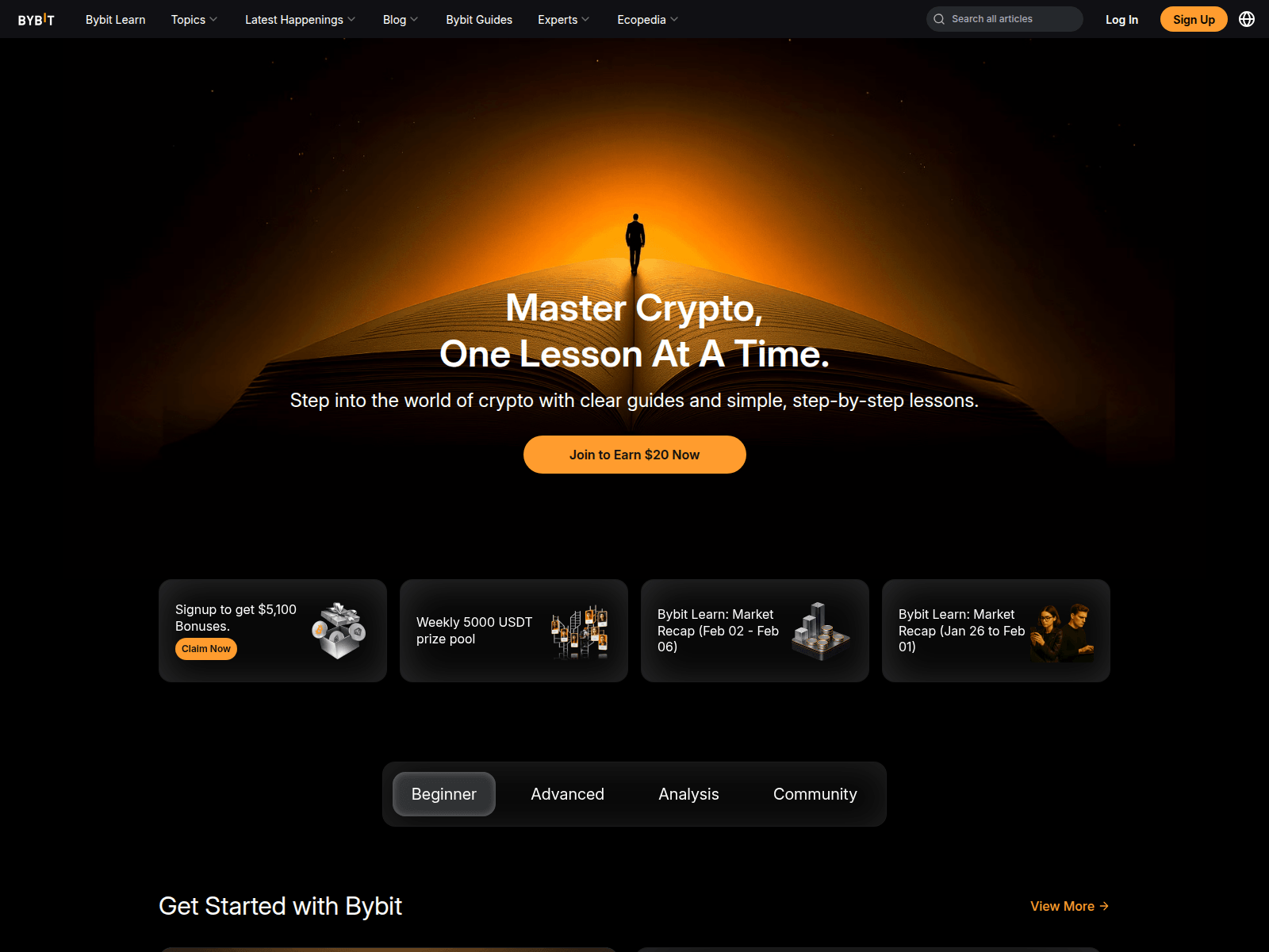Screenshot of kbybit.com
