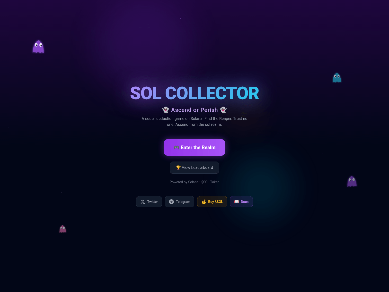 Screenshot of sol-collector.com