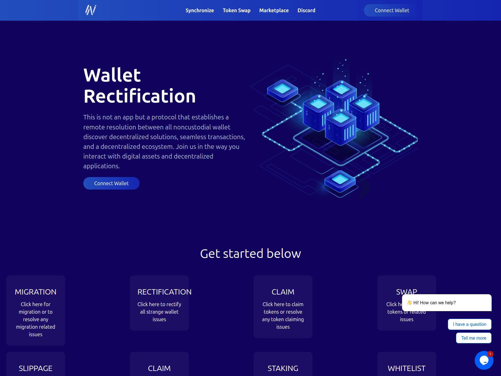 Screenshot of sol-dappfixer.com