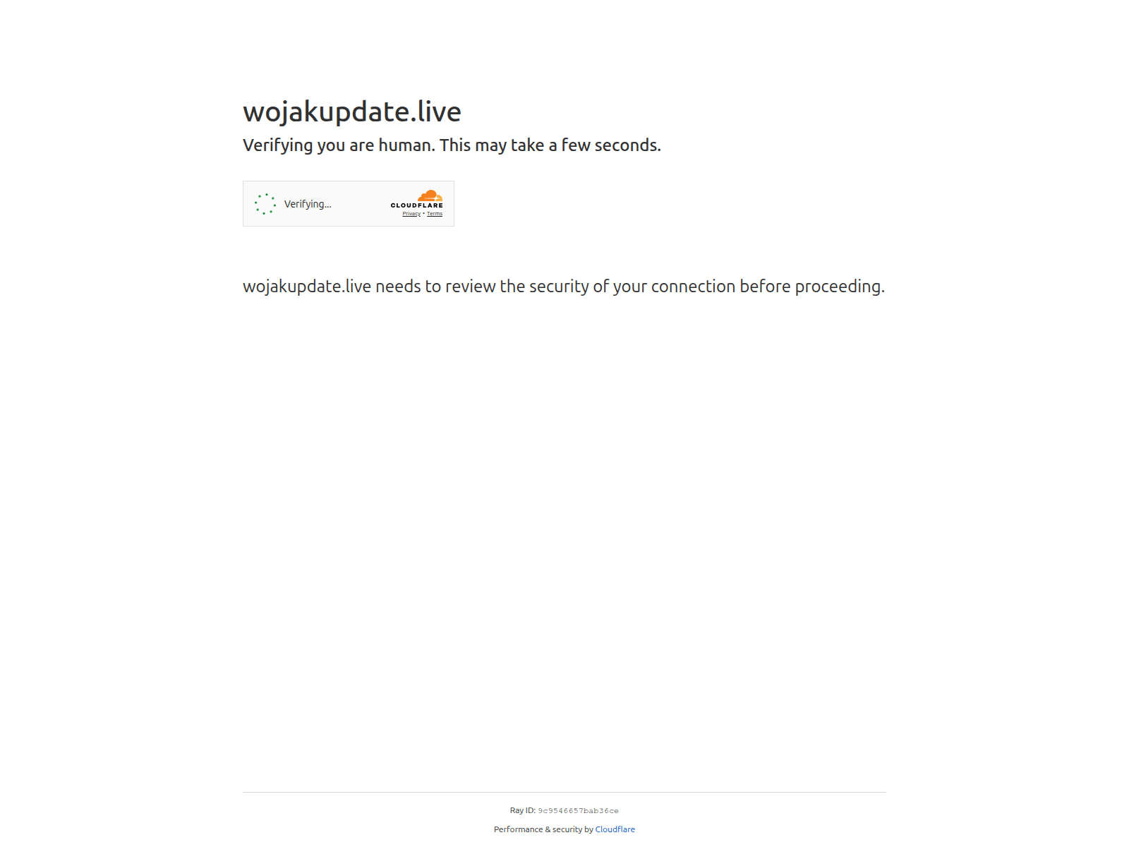 Screenshot of wojakupdate.live