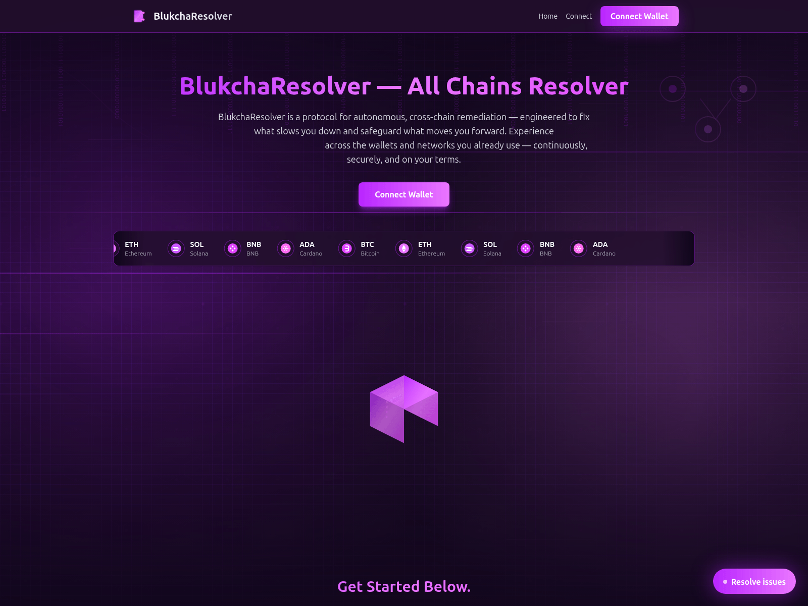 Screenshot of blukcharesolver.xyz