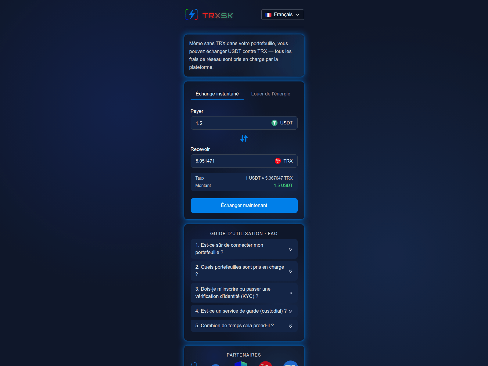 Screenshot of trxsk.com