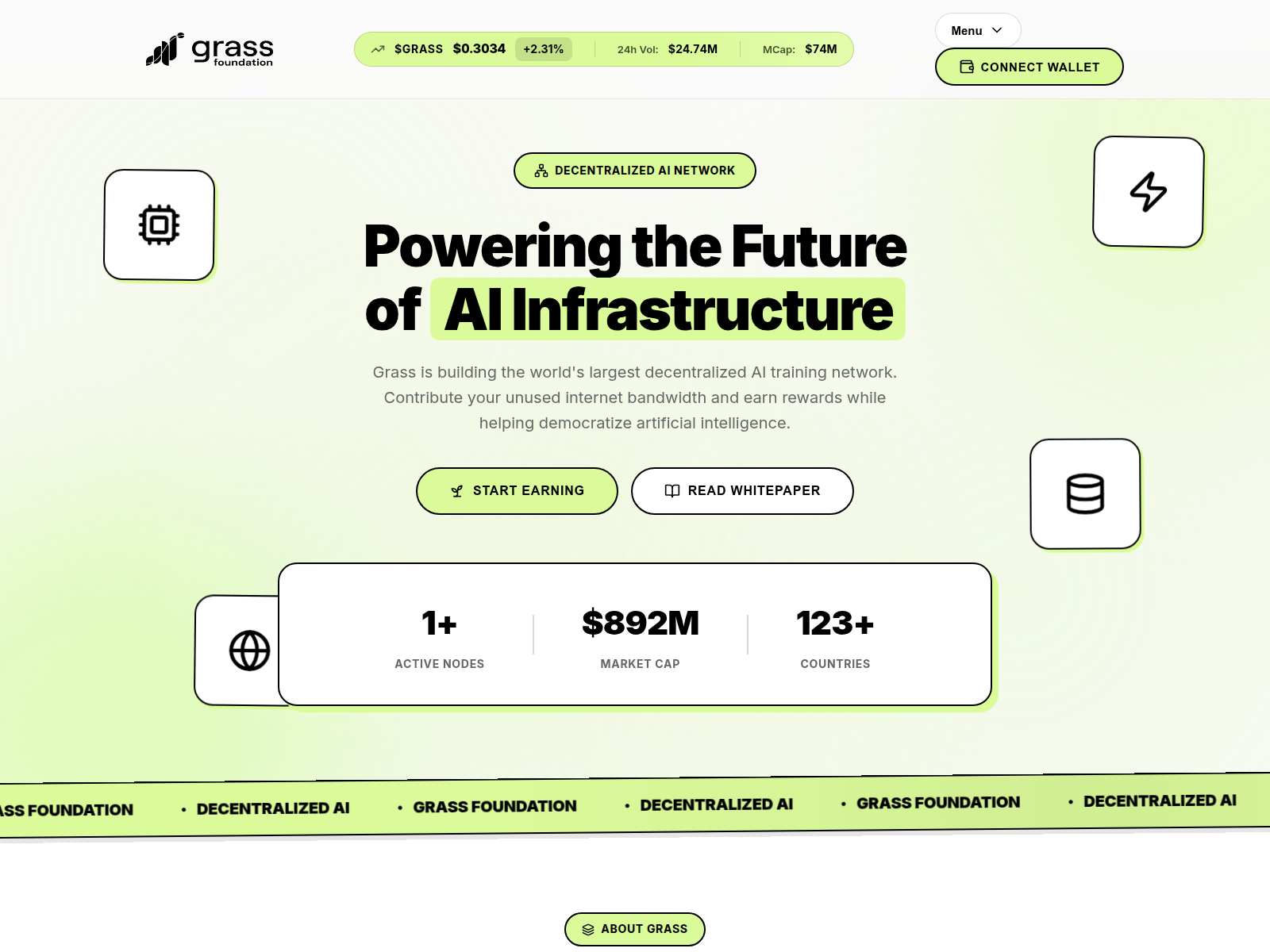 Screenshot of grassfoundations.netlify.app
