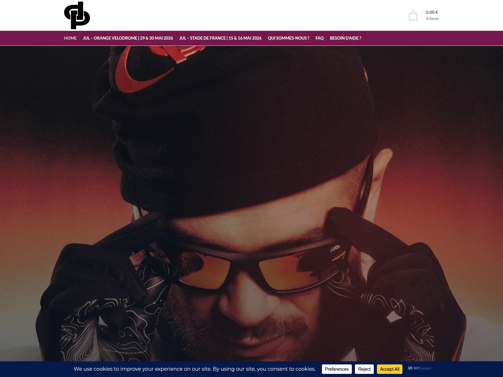 Screenshot of julbilletterie.com