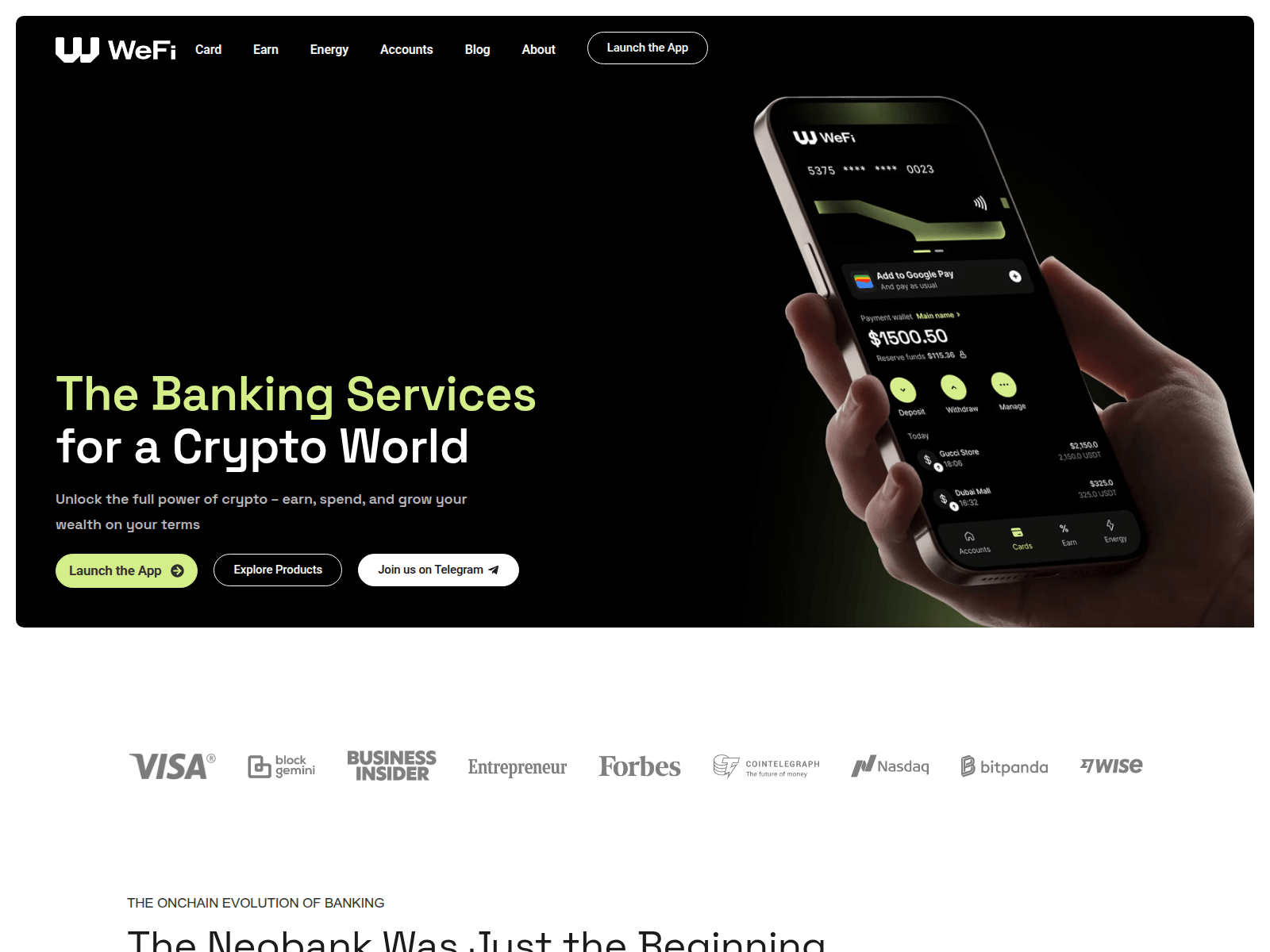 Screenshot of wefi-global.com