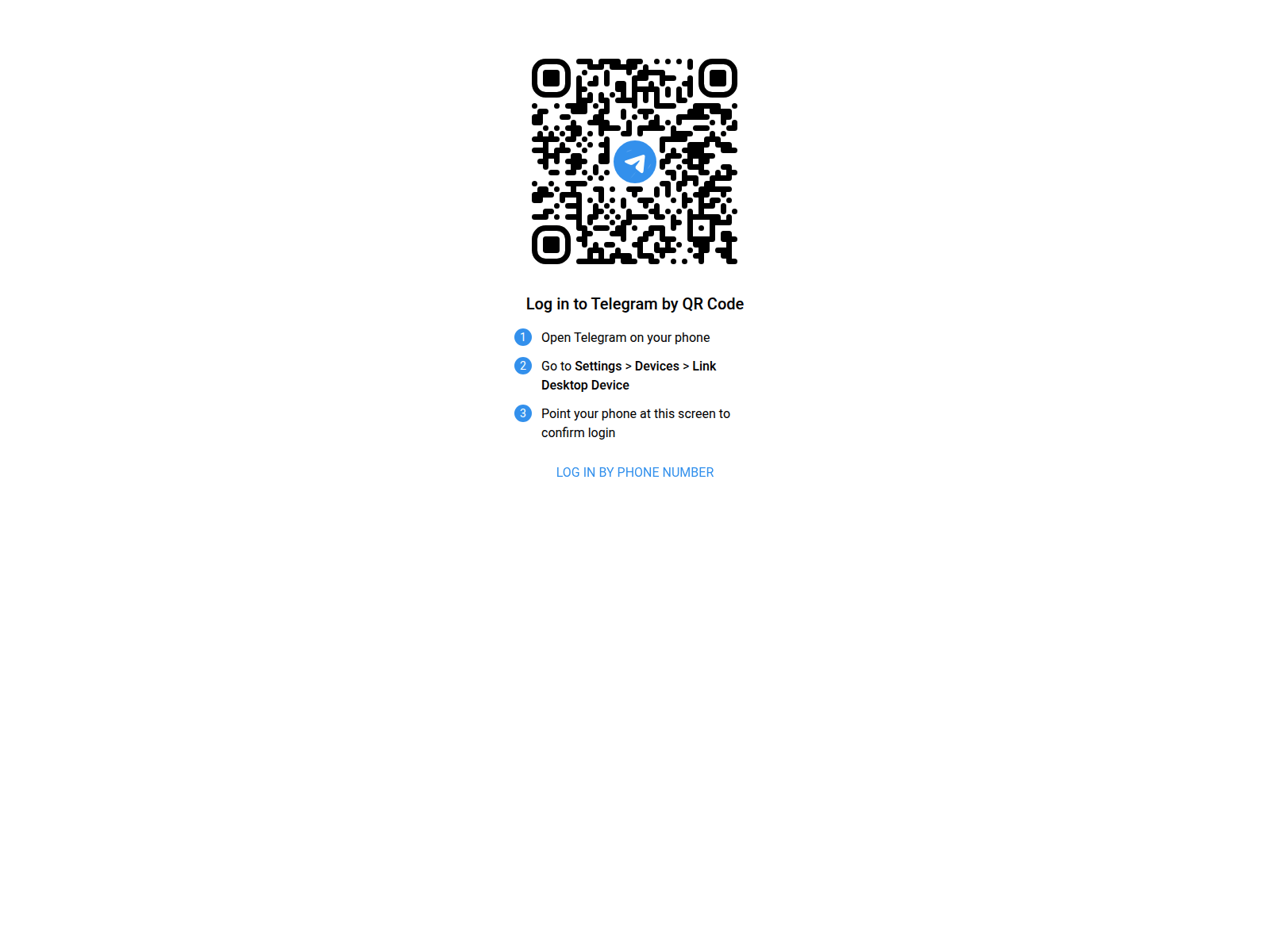 Screenshot of telegram.hzxcopka.cn