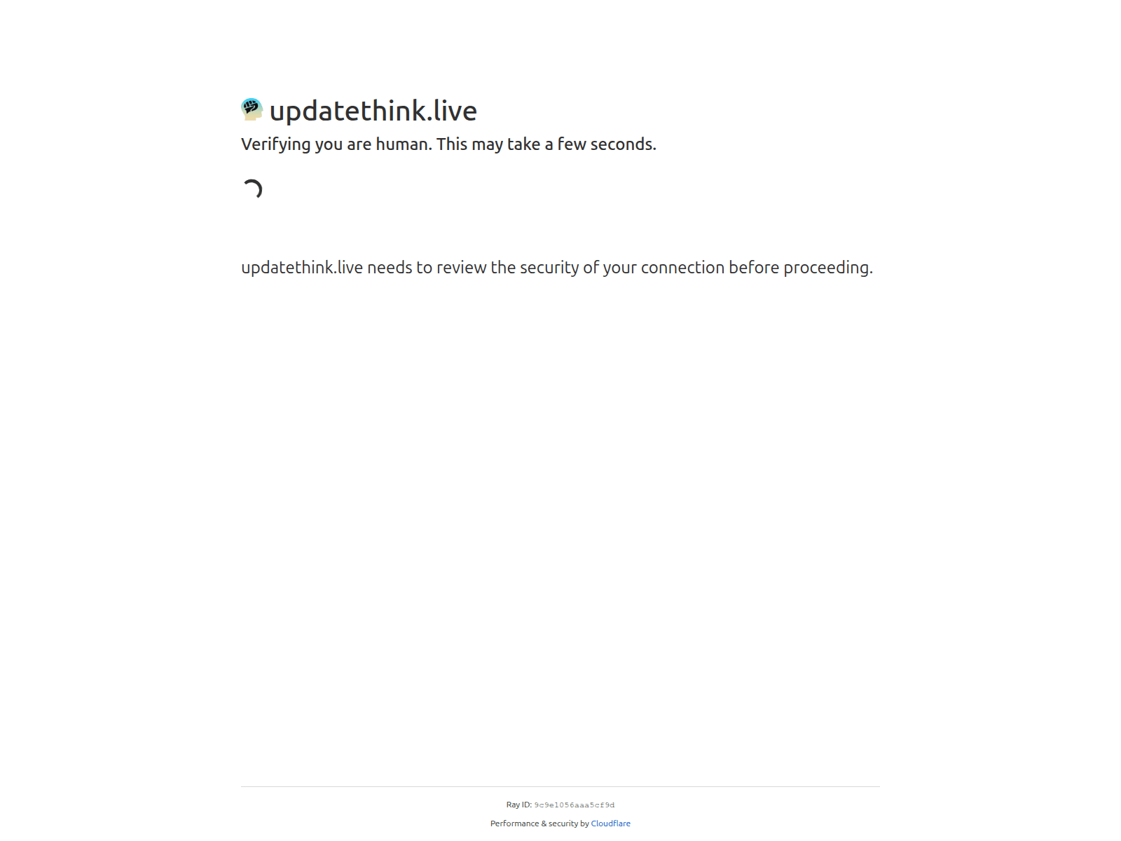Screenshot of updatethink.live