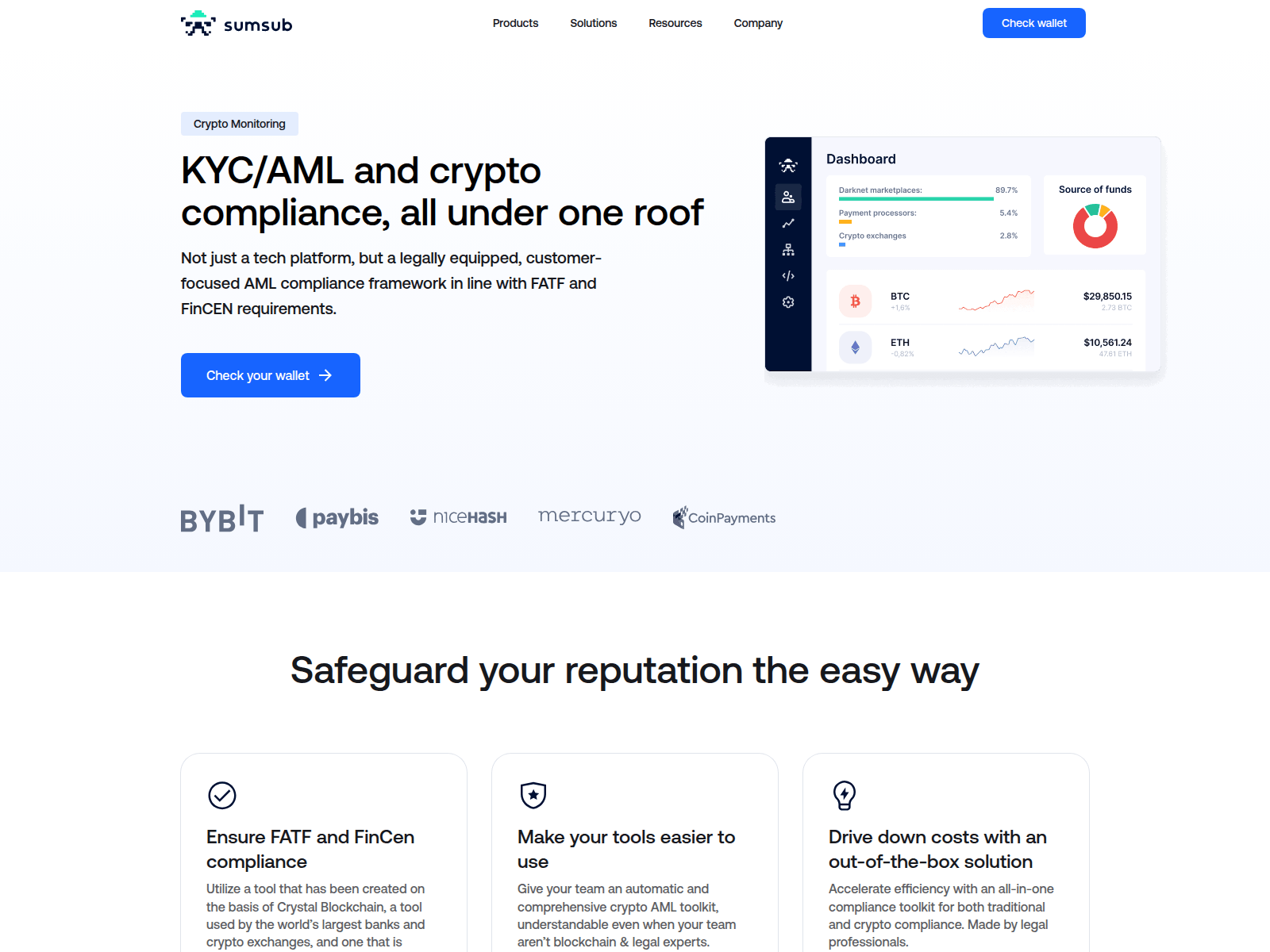 Screenshot of aml-coinanalysis.com