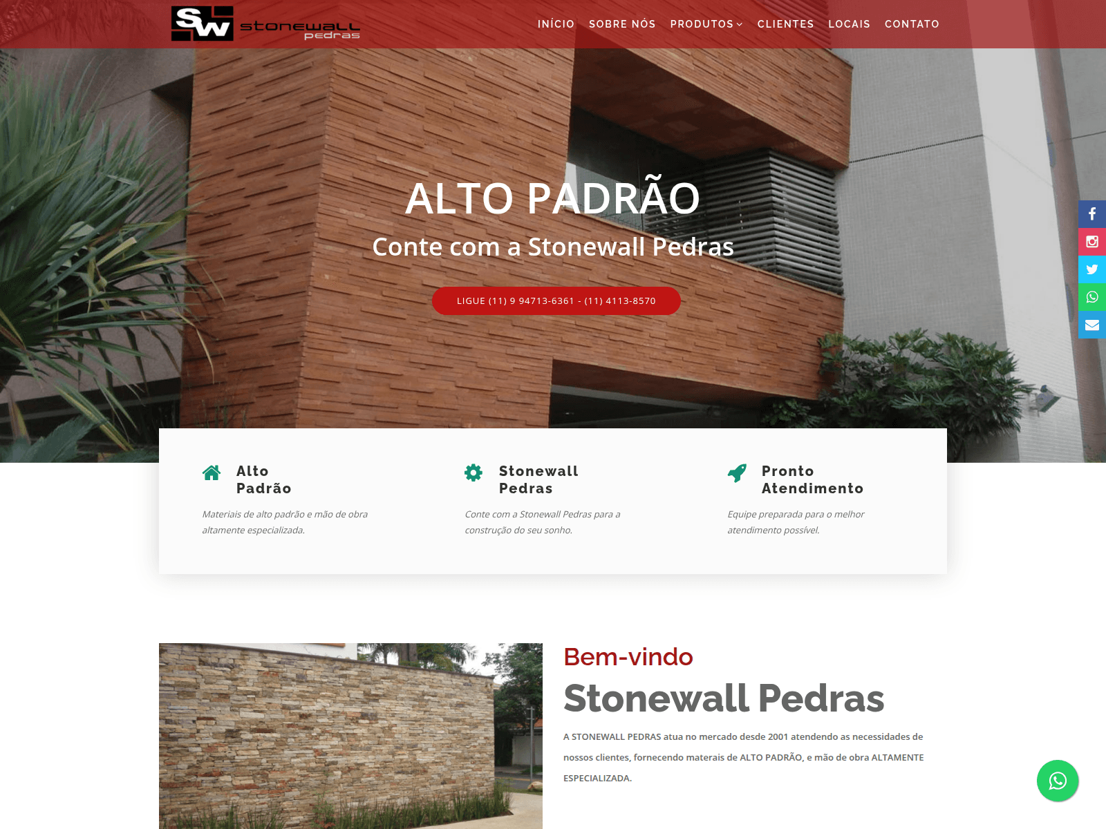 Screenshot of stonewall.com.br