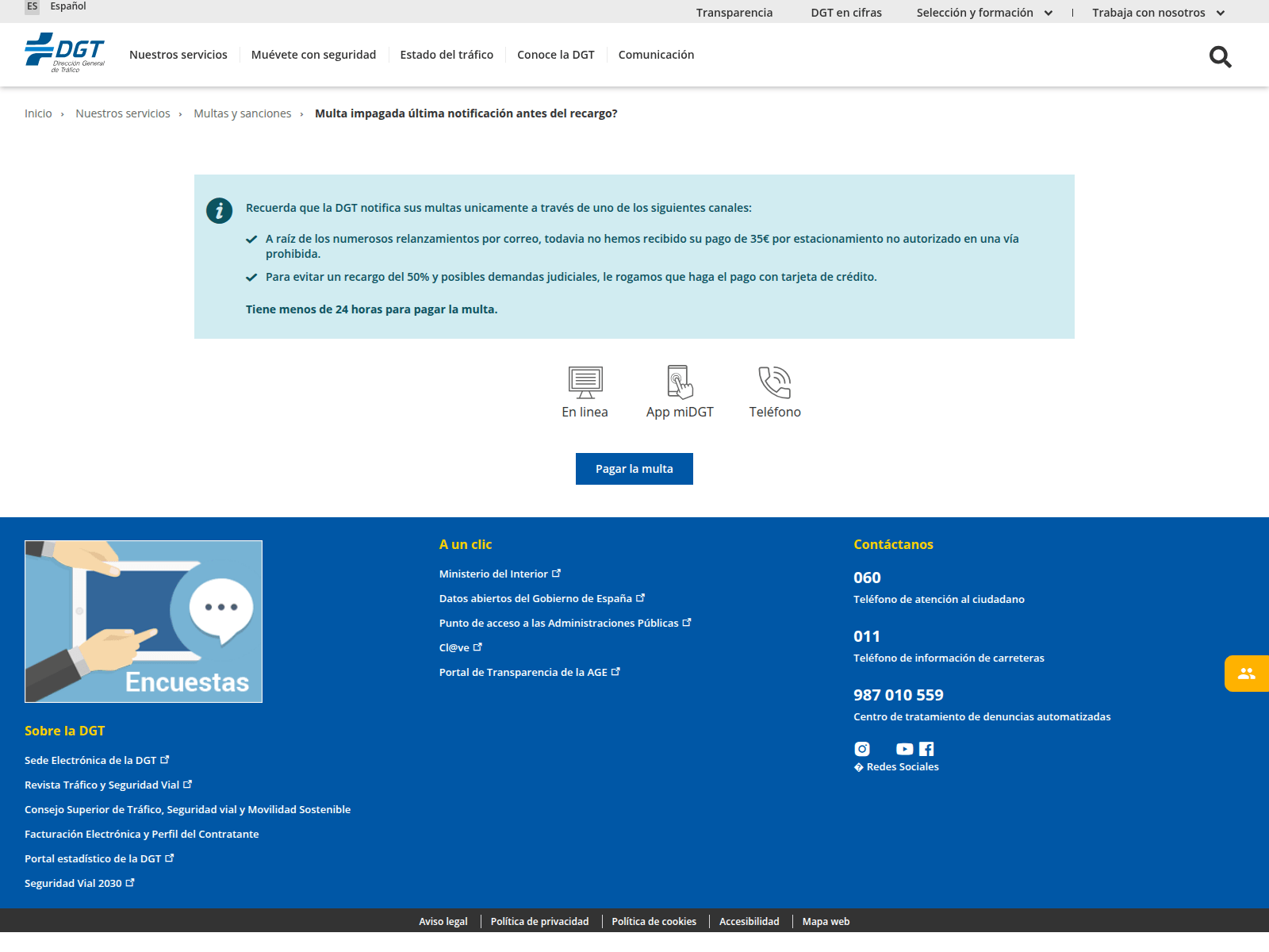 Screenshot of dgt.hafiz.ba