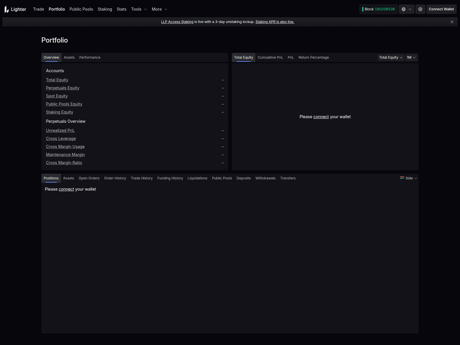 Screenshot of app.liglhterdex.xyz